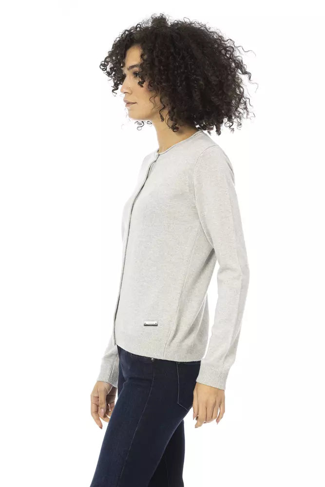 Baldinini Trend Gray Wool Women Women's Sweater