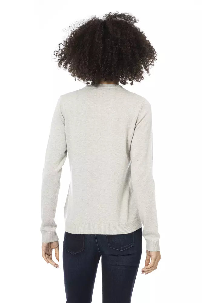 Baldinini Trend Gray Wool Women Women's Sweater