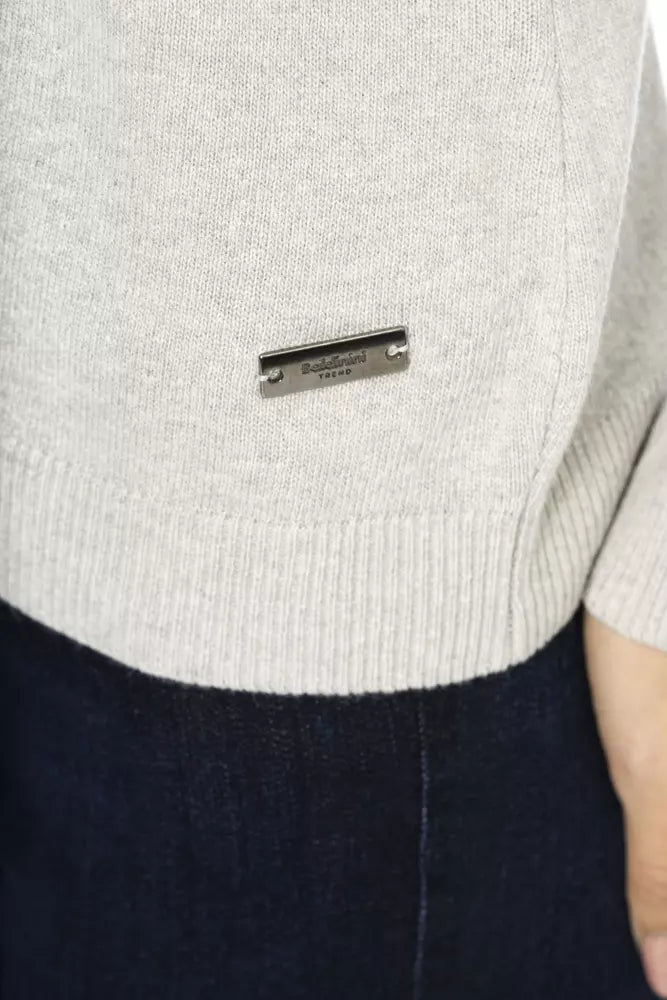 Baldinini Trend Gray Wool Women Women's Sweater