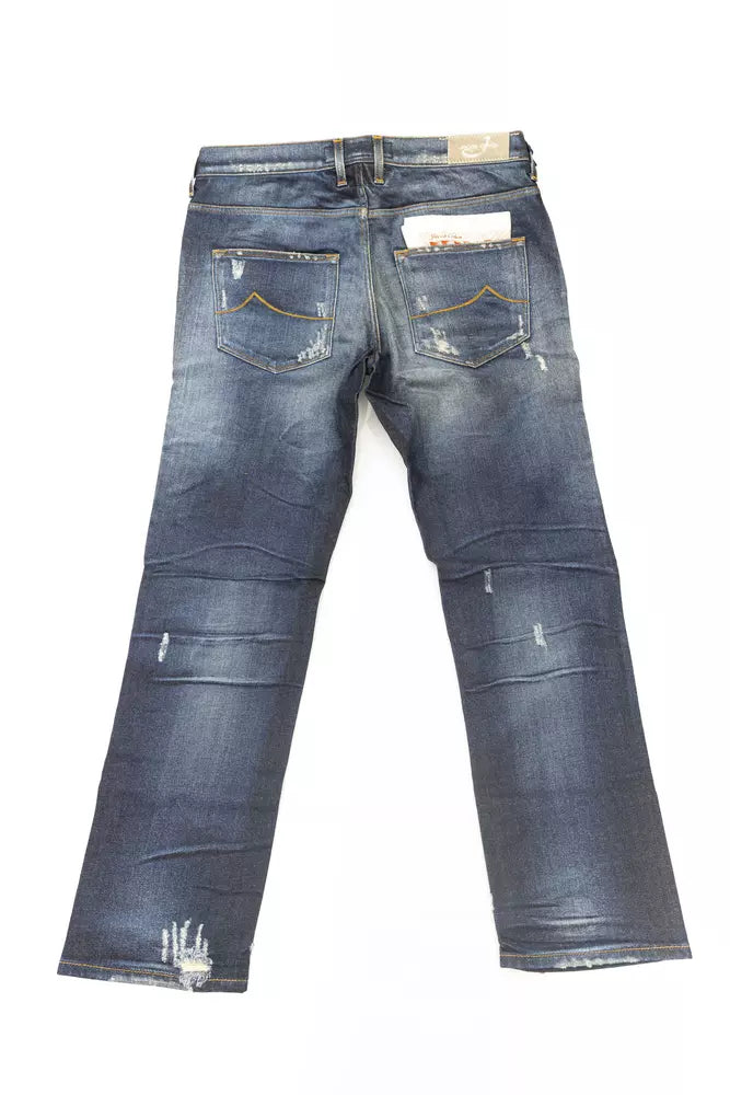 Jacob Cohen Blue Cotton Jeans & Women's Pant