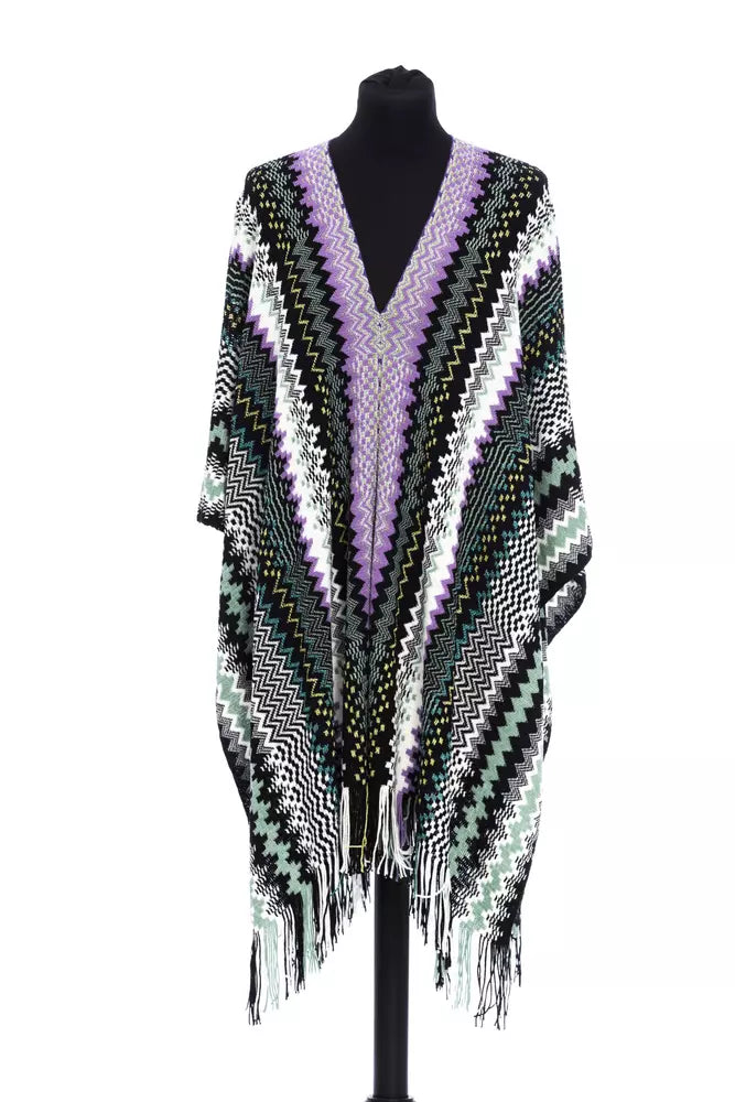 Missoni Multicolor Wool Women Women's Poncho