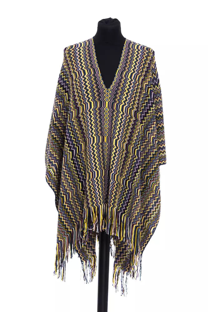 Missoni Multicolor Wool Women Women's Poncho