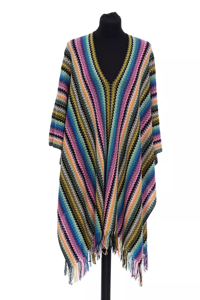 Missoni Multicolor Wool Women Women's Poncho