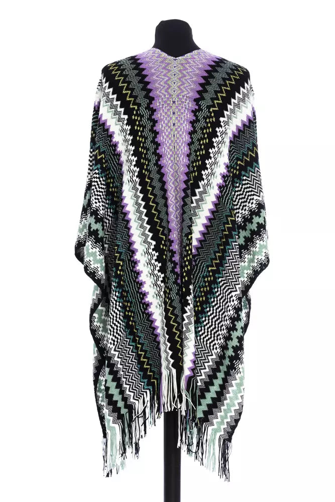 Missoni Multicolor Wool Women Women's Poncho