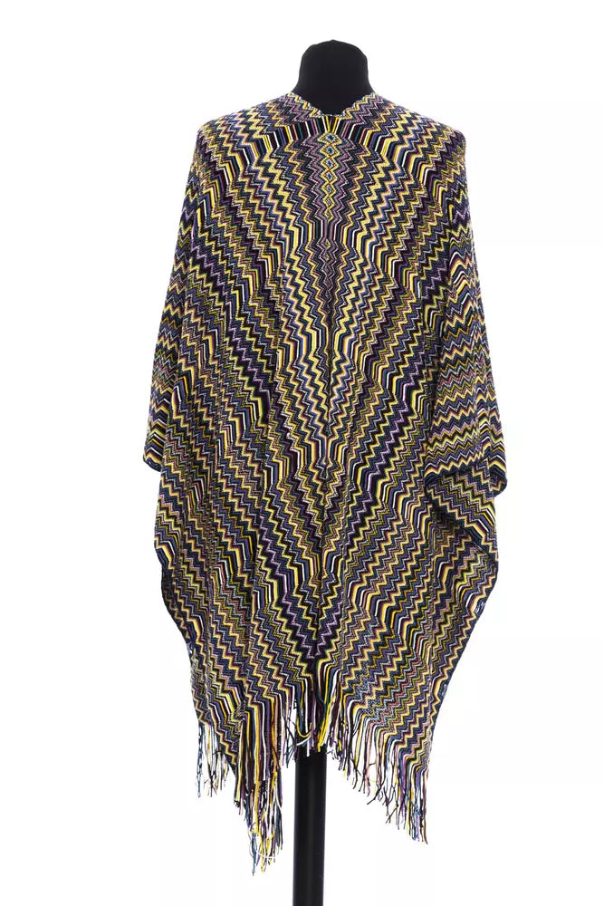 Missoni Multicolor Wool Women Women's Poncho