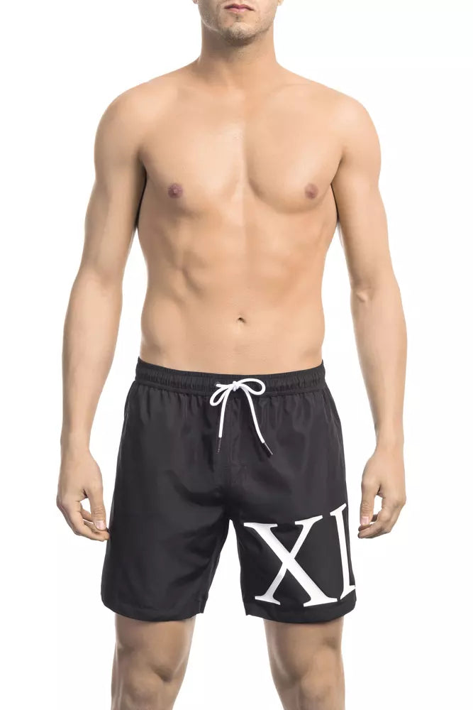 Bikkembergs Black Polyester Men Swim Men's Short