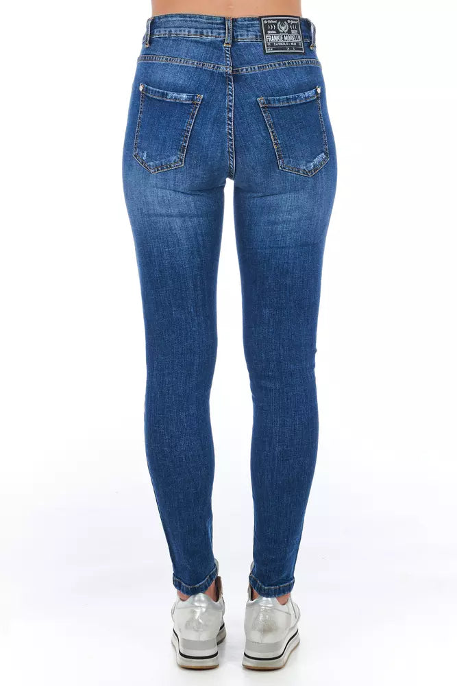 Frankie Morello Blue Denim Women Women's Jeans