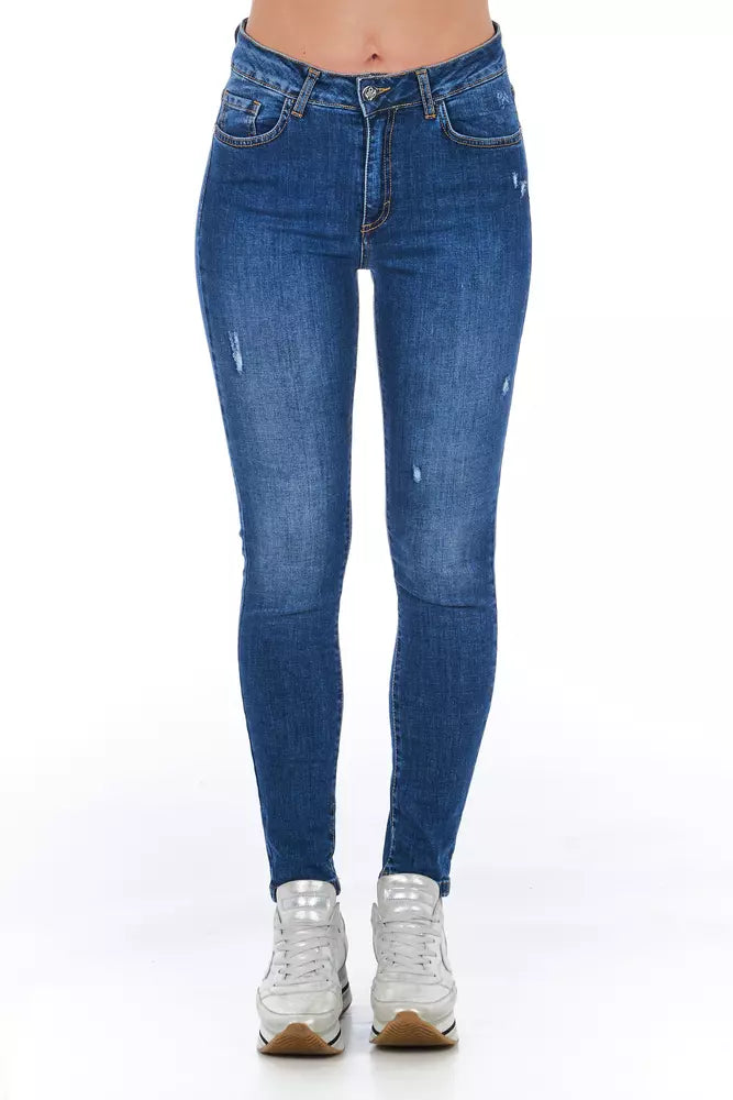 Frankie Morello Blue Denim Women Women's Jeans
