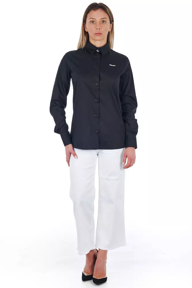 Frankie Morello White Cotton Women Cropped Women's Trouser
