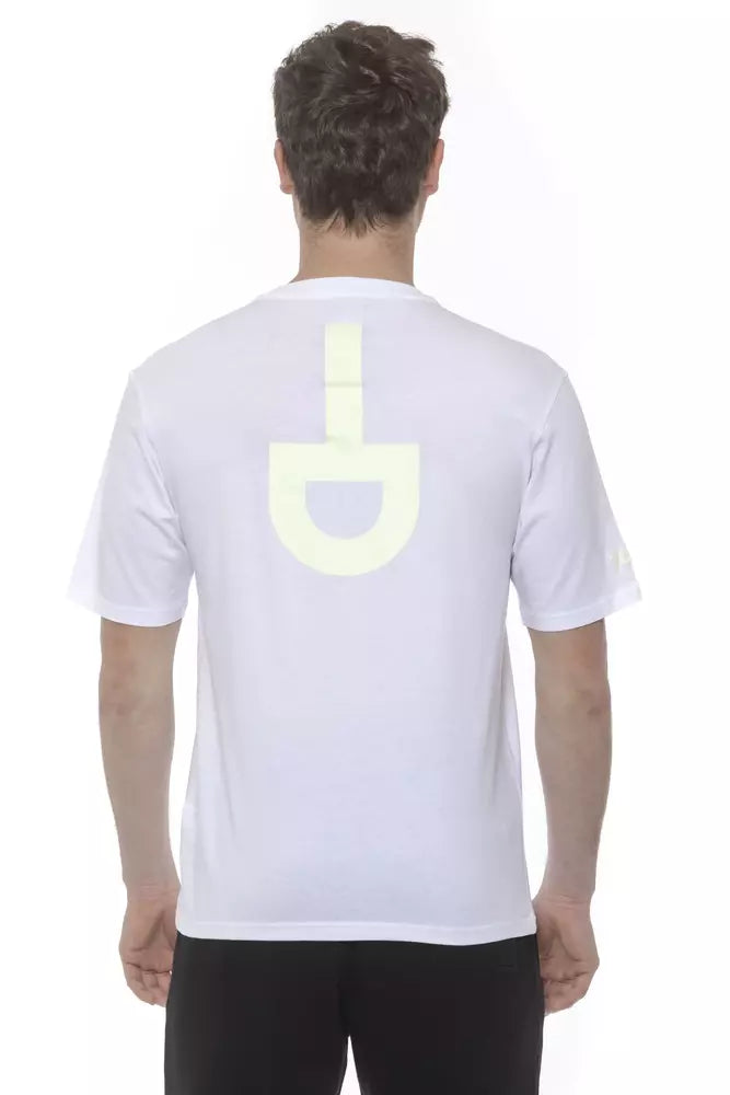 Tond White Cotton Men's Oversized Men's T-Shirt