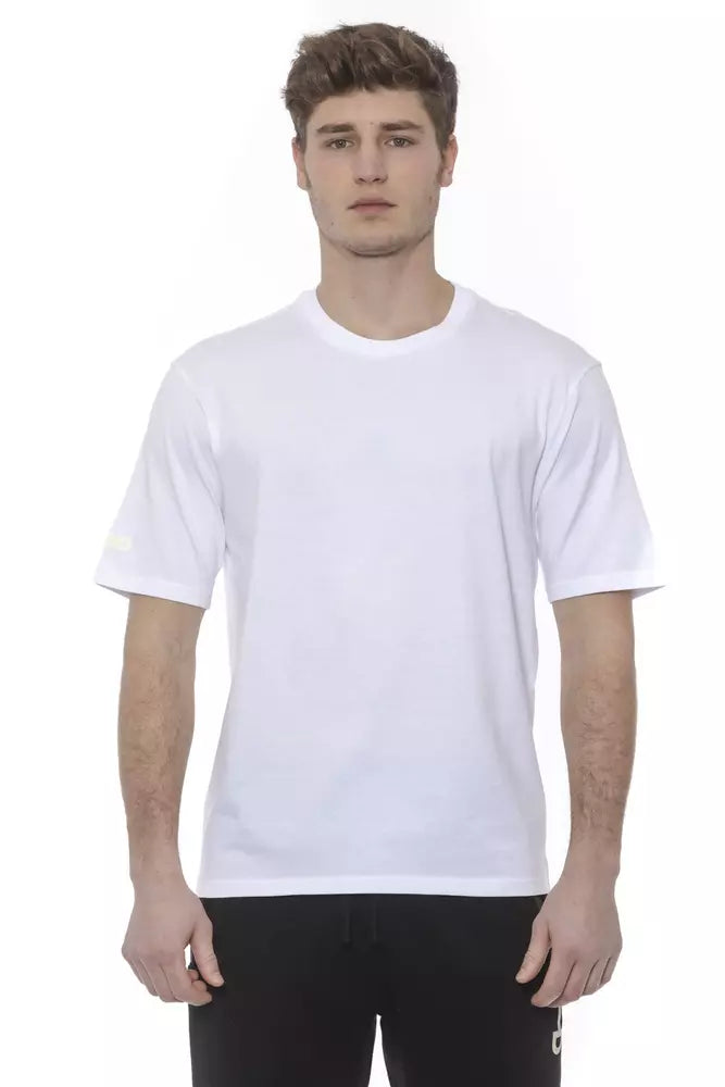 Tond White Cotton Men's Oversized Men's T-Shirt