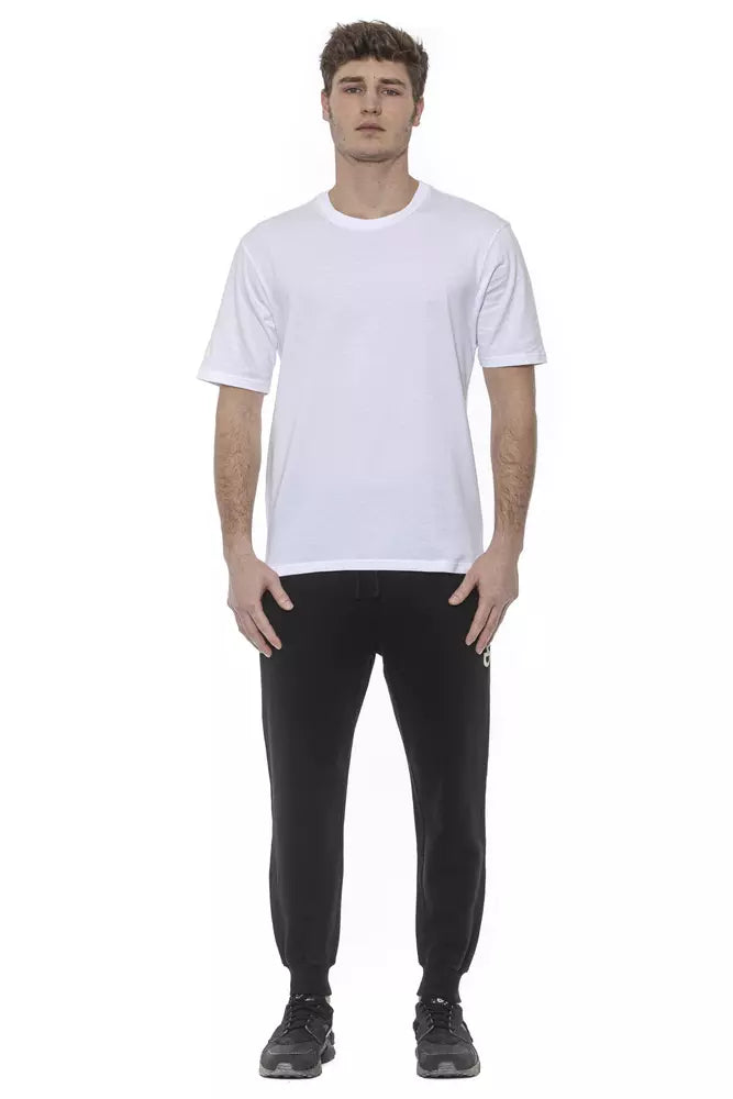 Tond White Cotton Men's Oversized Men's T-Shirt