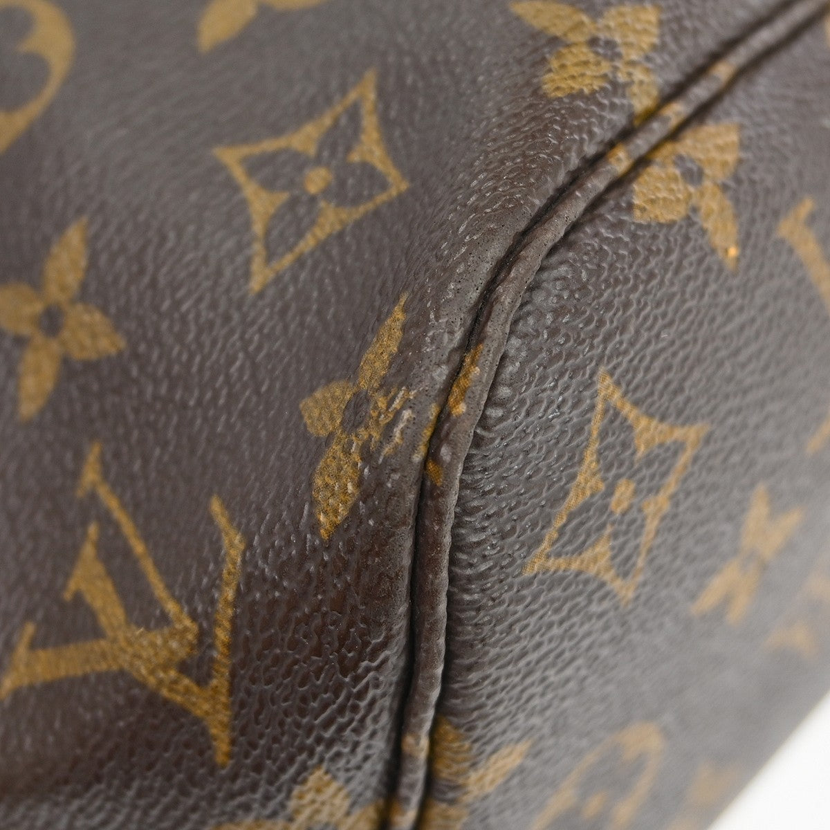 Louis Vuitton Neverfull Tote Monogram Canvas Brown Canvas Tote Bag Bag (Pre-Owned)