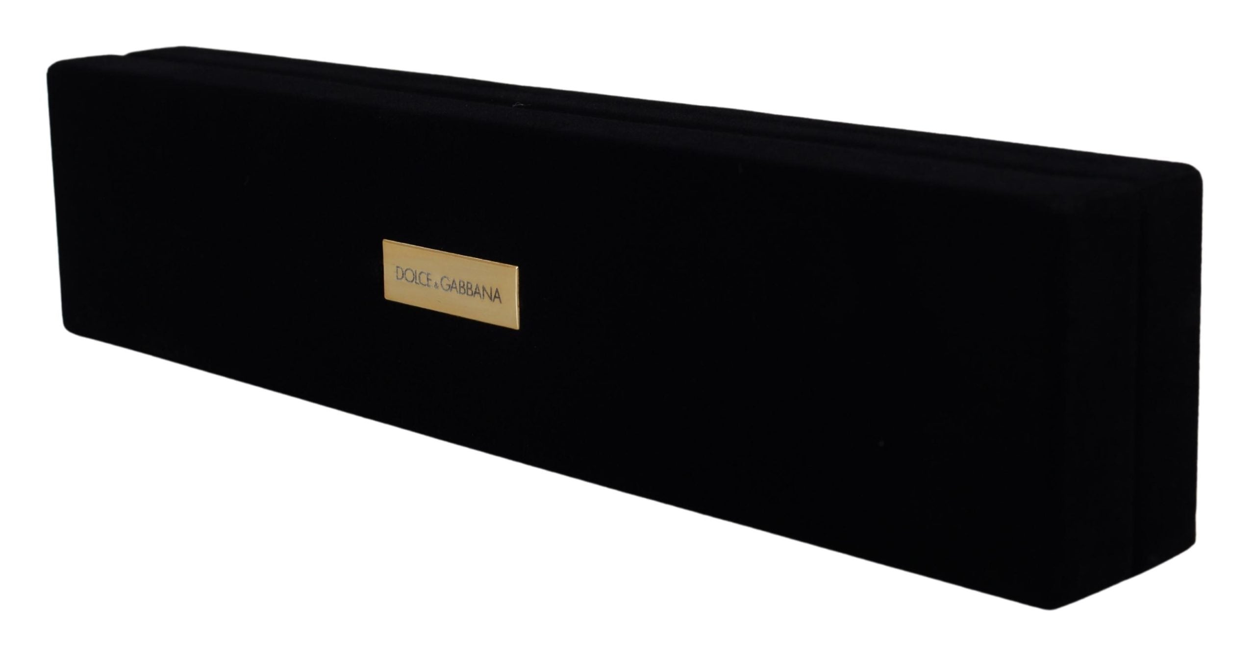 Dolce & Gabbana Elegant Velvet Jewelry Storage Women's Box