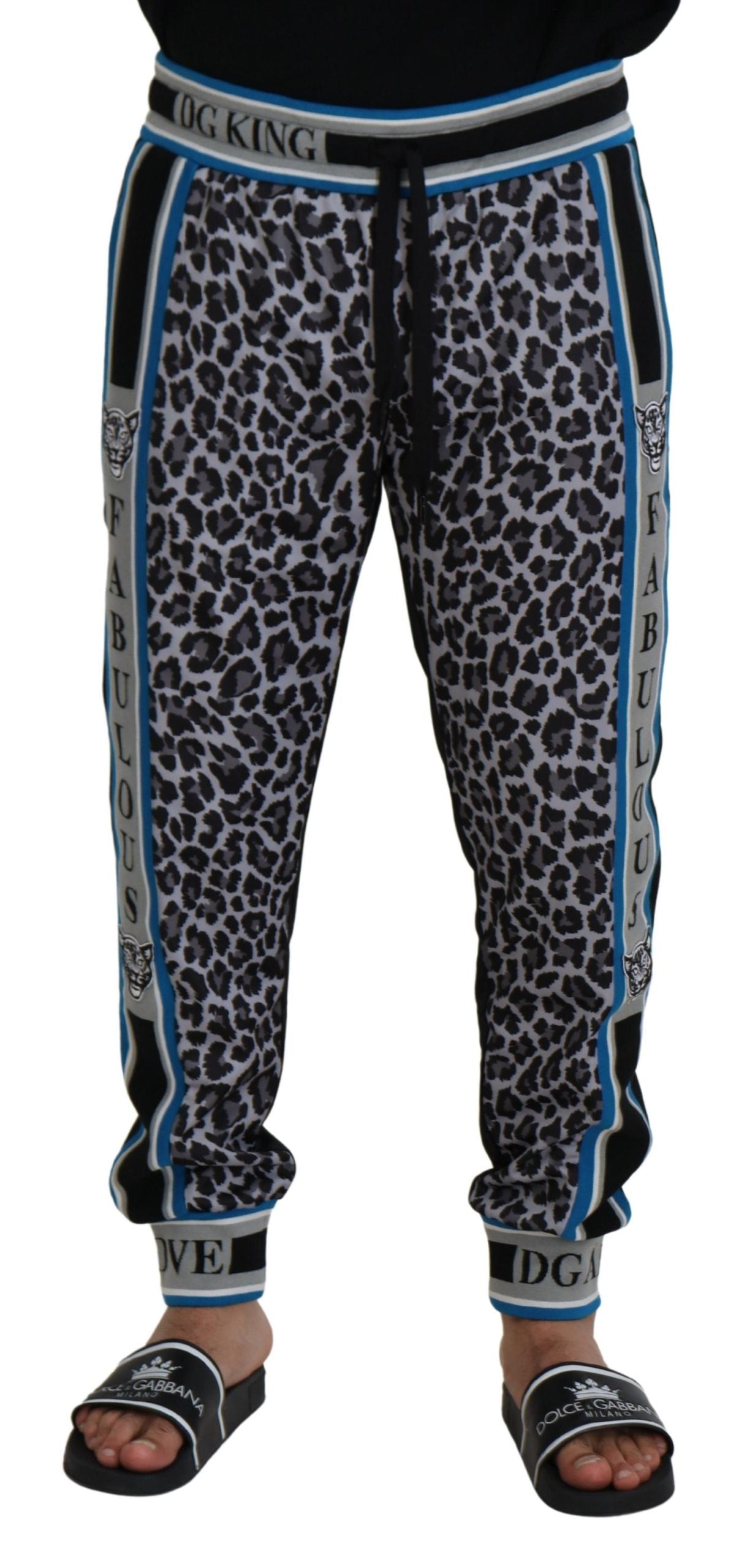 Dolce & Gabbana Chic Multicolor Jogger Men's Pants