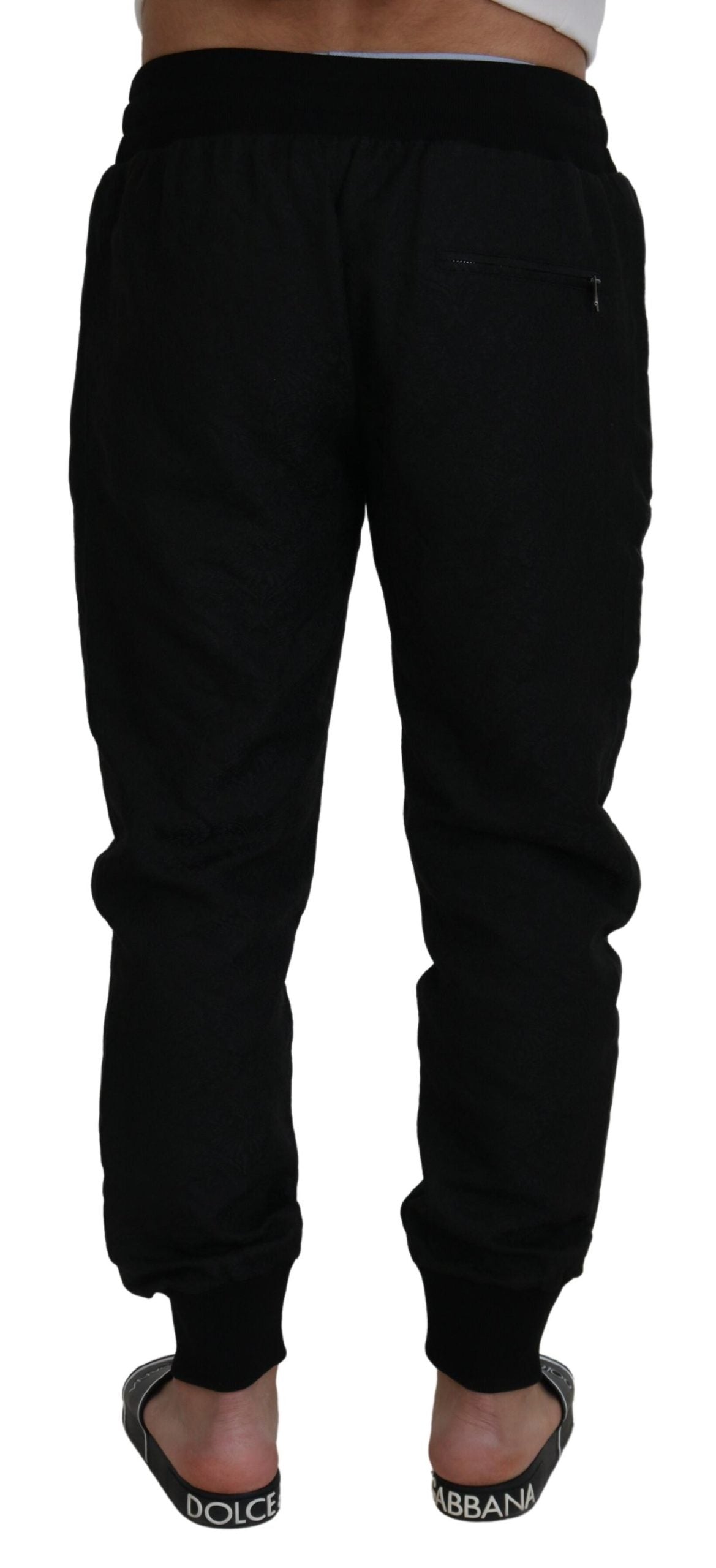 Dolce & Gabbana Black Men Casual Jogger Men's Pants