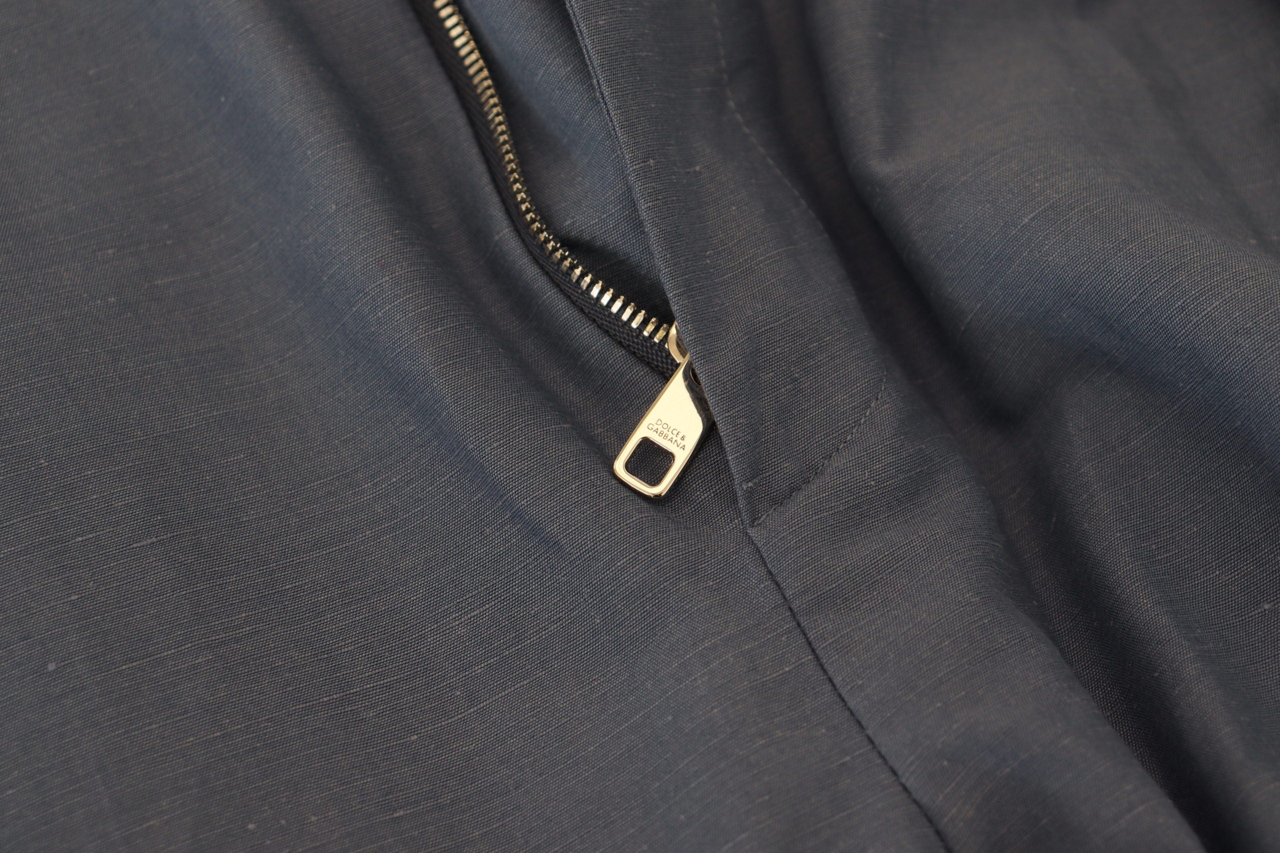 Dolce & Gabbana Blue Linen Chino Men Formal Men's Pants