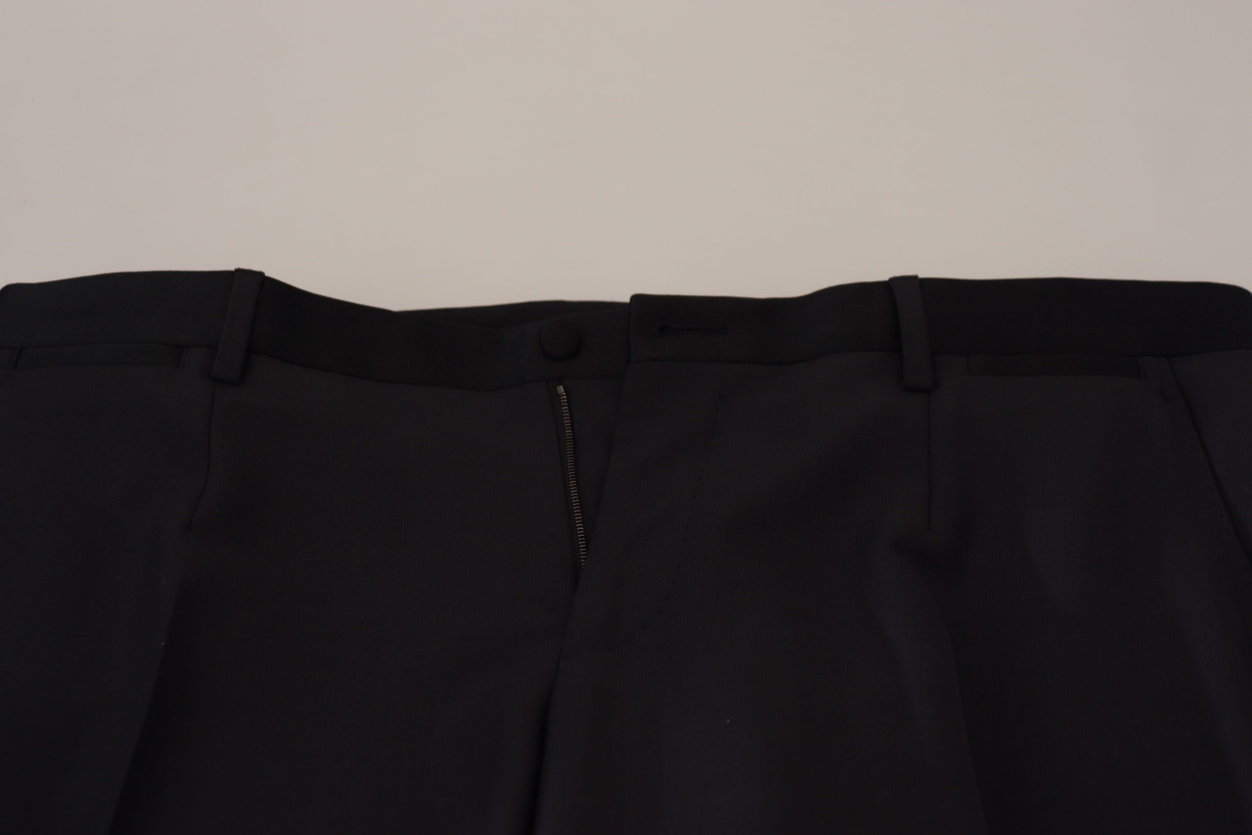 Dolce & Gabbana Elegant Black Wool Blend Men's Trousers