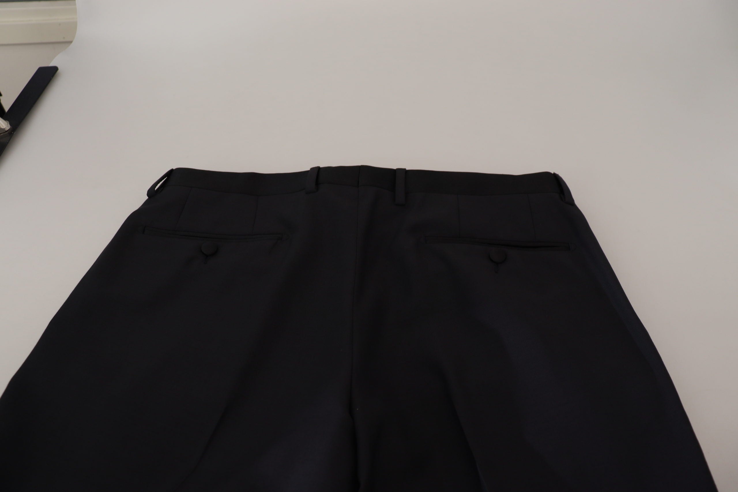 Dolce & Gabbana Elegant Black Wool Blend Men's Trousers