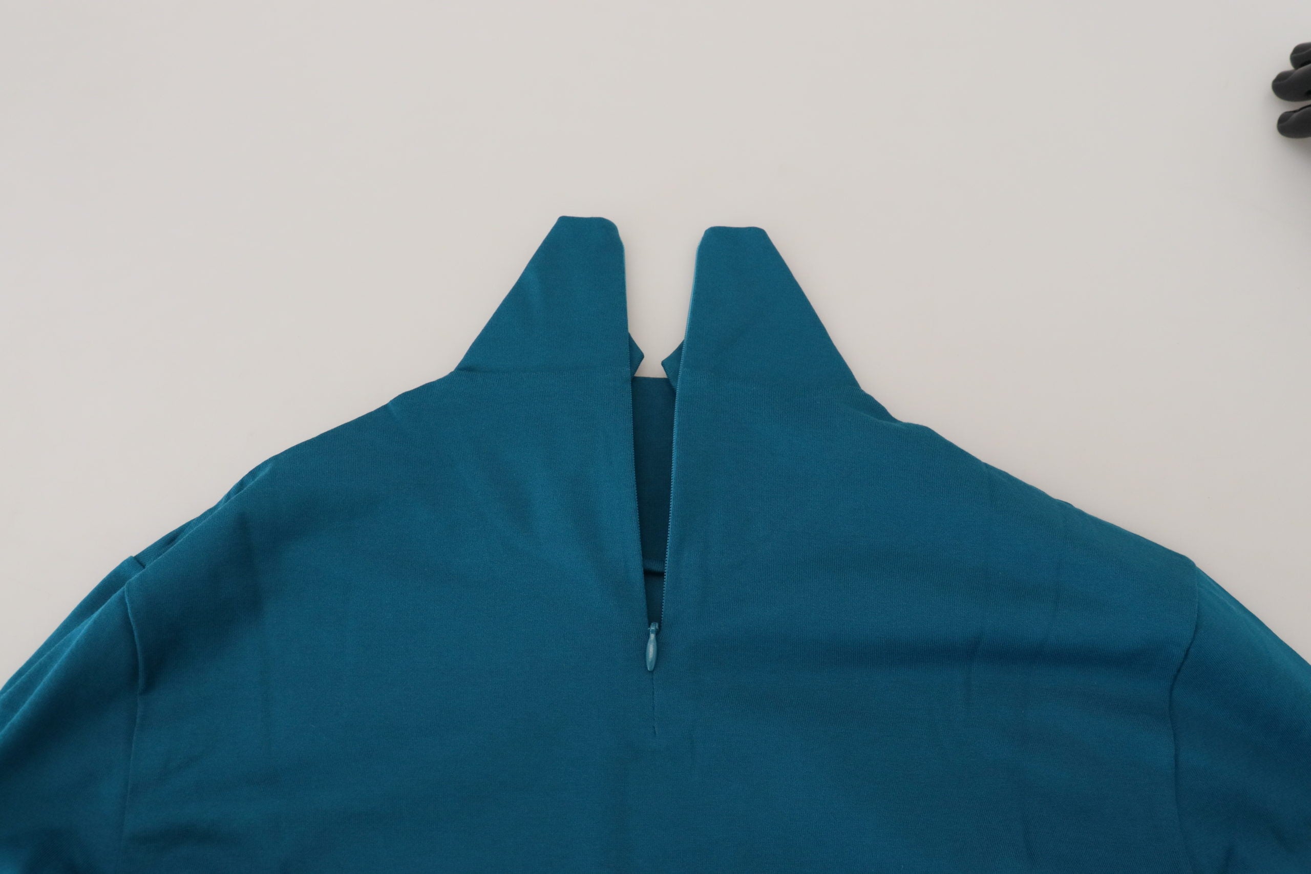 Dolce & Gabbana Elegant Blue Cotton Pullover Men's Sweater