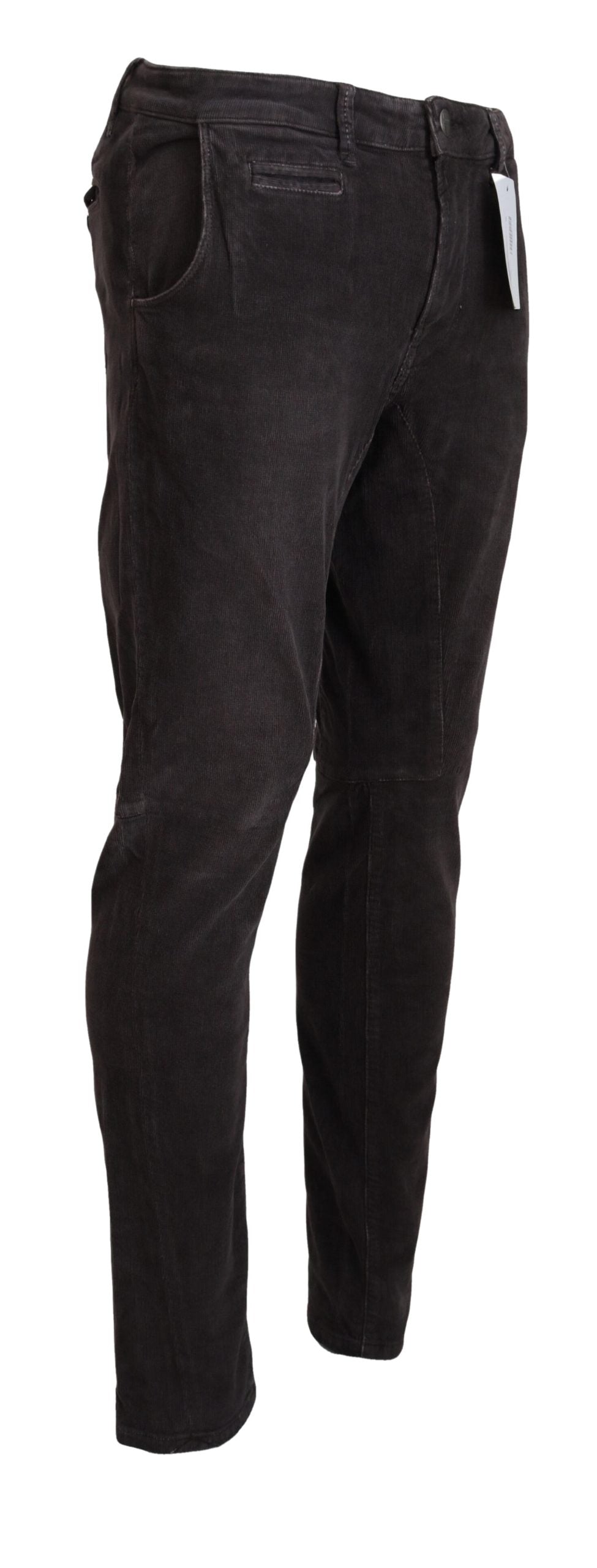 Acht Elegant Corduroy Brown Men's Pants