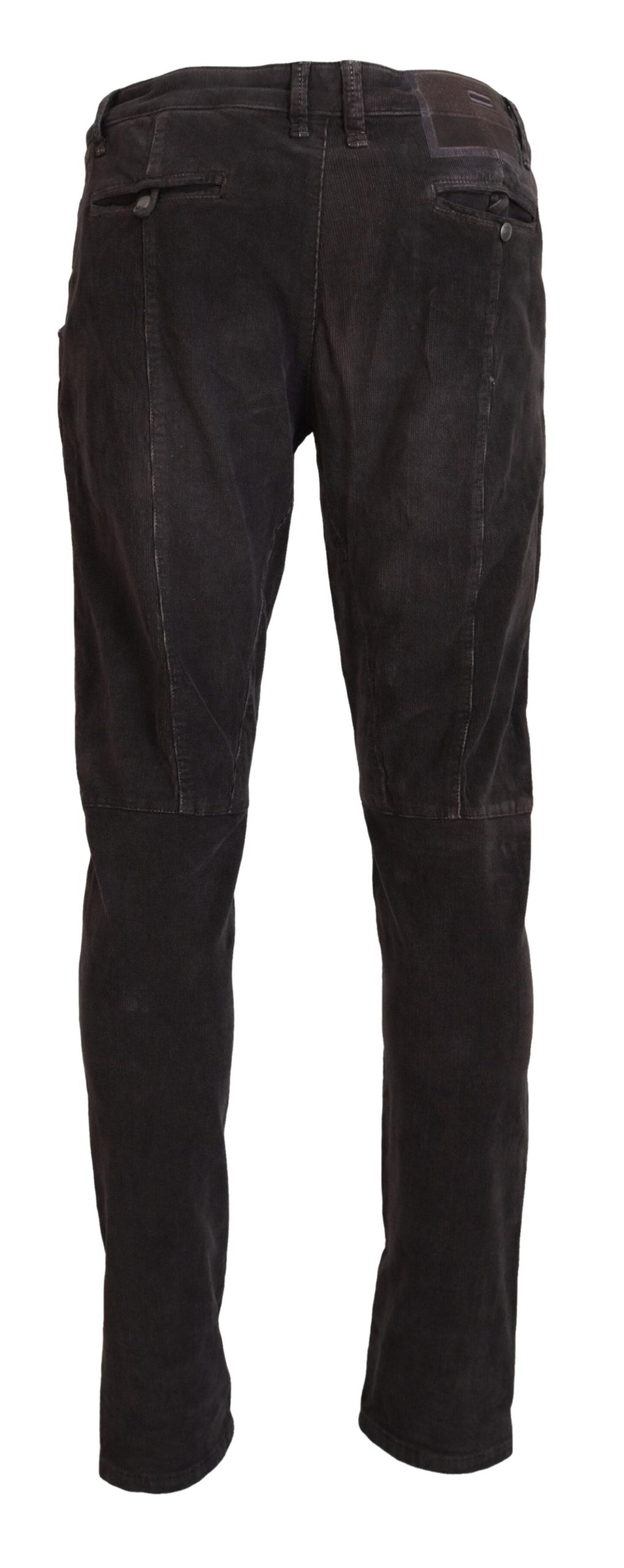 Acht Elegant Corduroy Brown Men's Pants