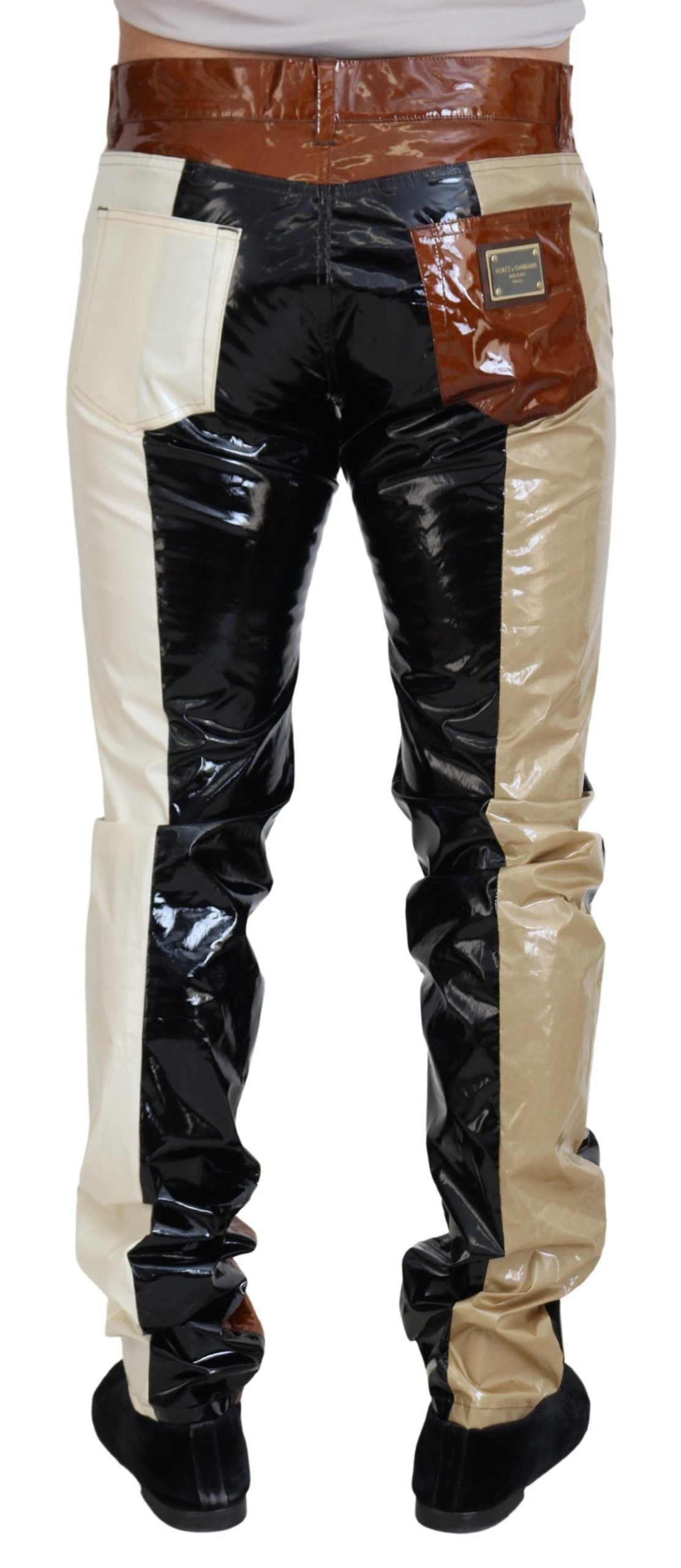 Dolce & Gabbana Elegant Shining Denim Silk Blend Men's Jeans
