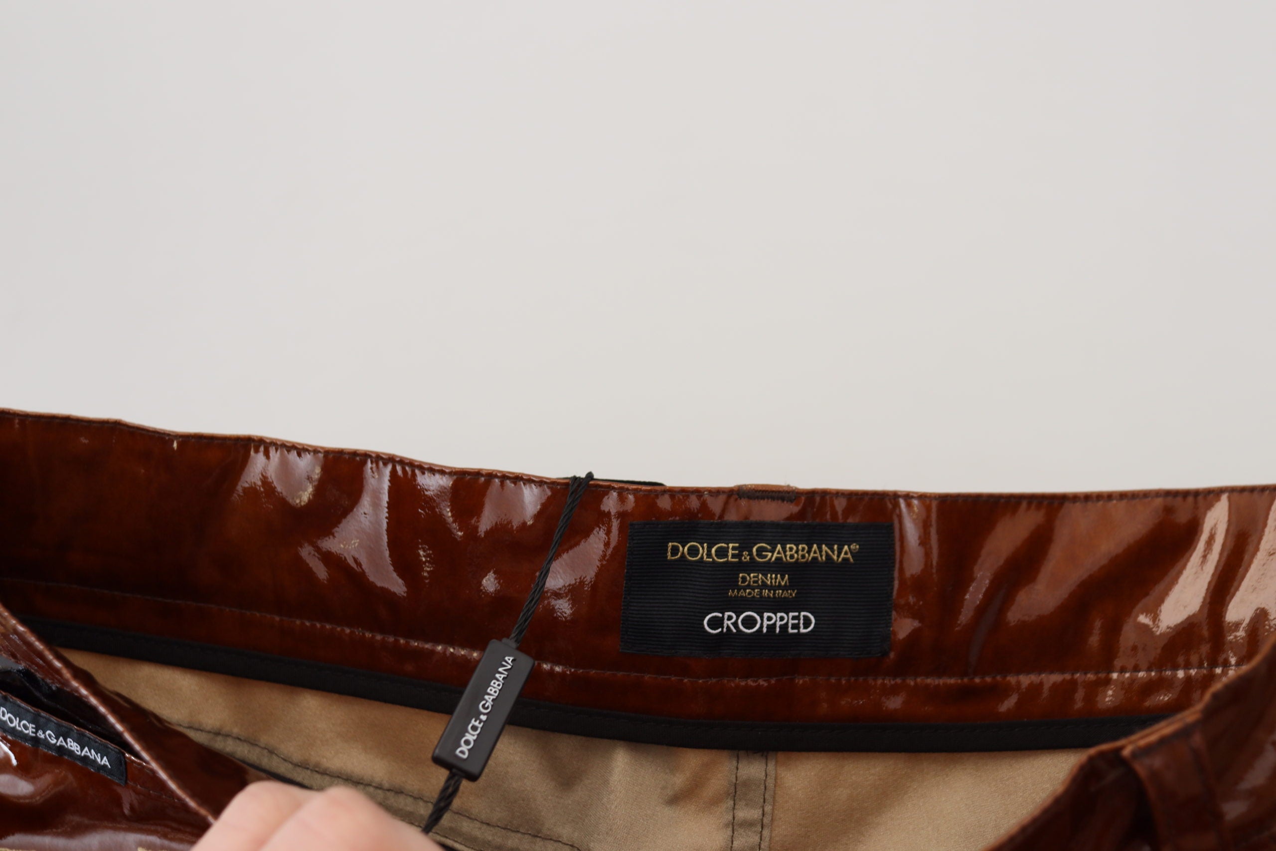 Dolce & Gabbana Elegant Shining Denim Silk Blend Men's Jeans