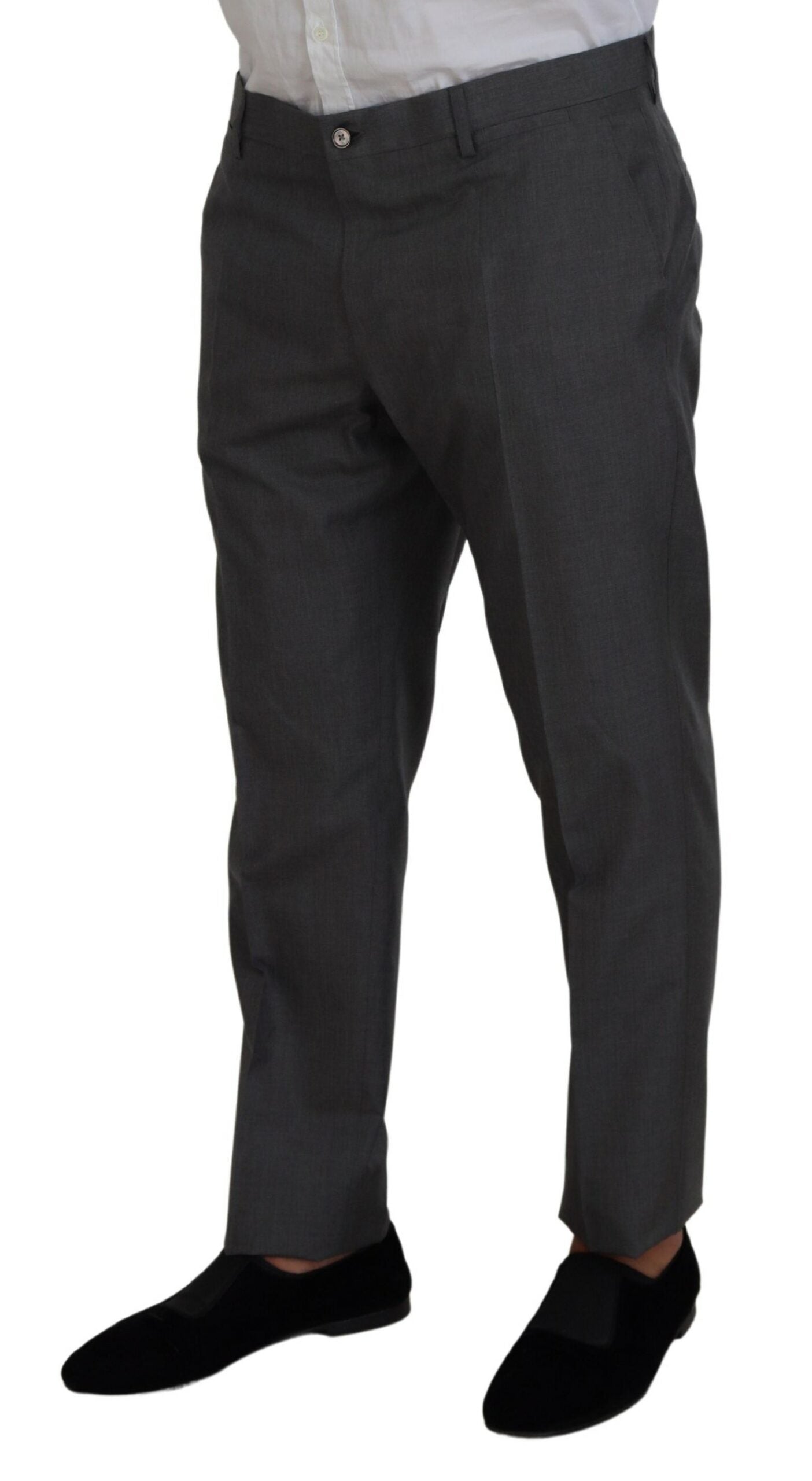 Dolce & Gabbana Sleek Silver Martini Slim Fit Three-Piece Men's Suit