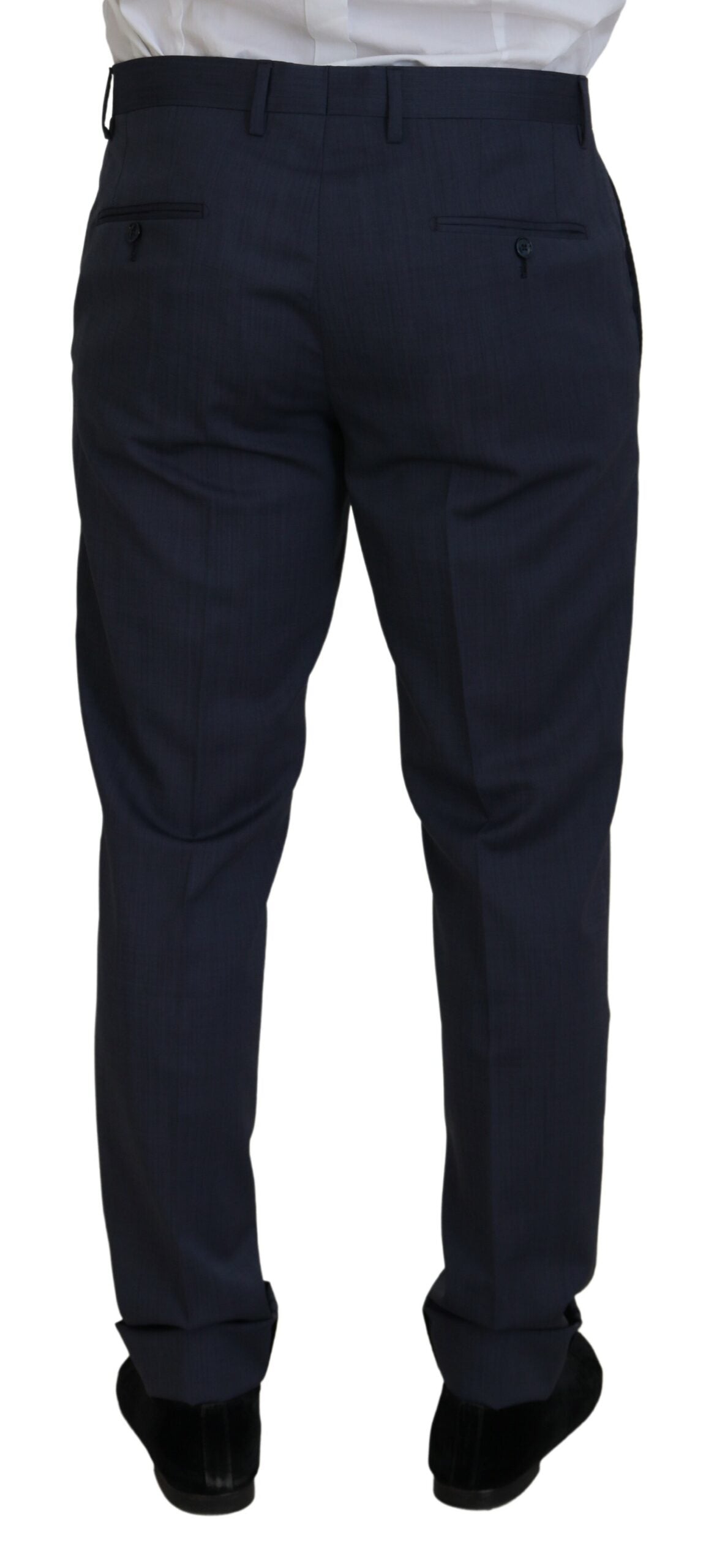 Dolce & Gabbana Elegant Blue Martini Men's Slim Fit Men's Suit
