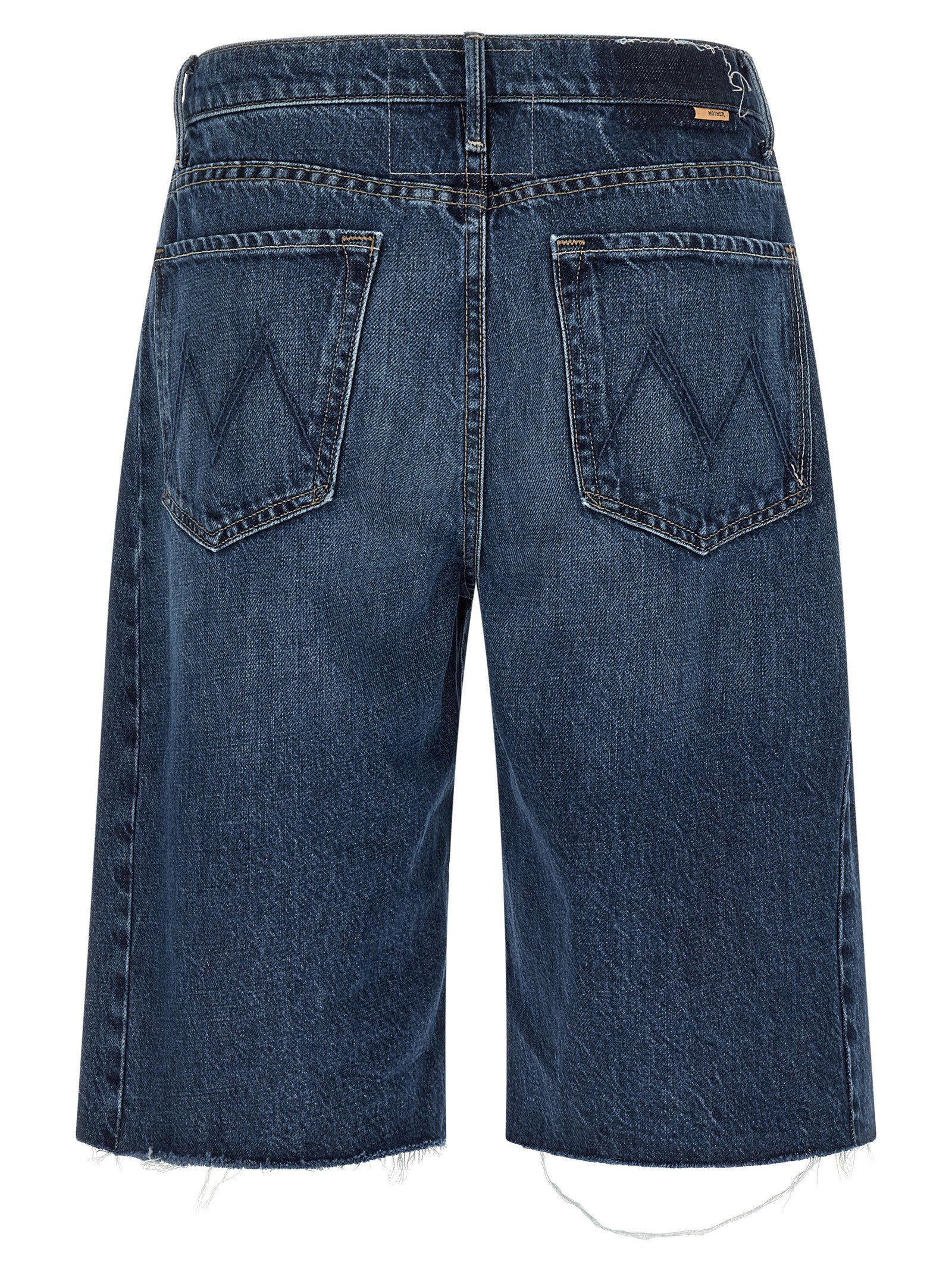 Mother Women's The Half-Pipe Bermuda Fray Bermuda Shorts