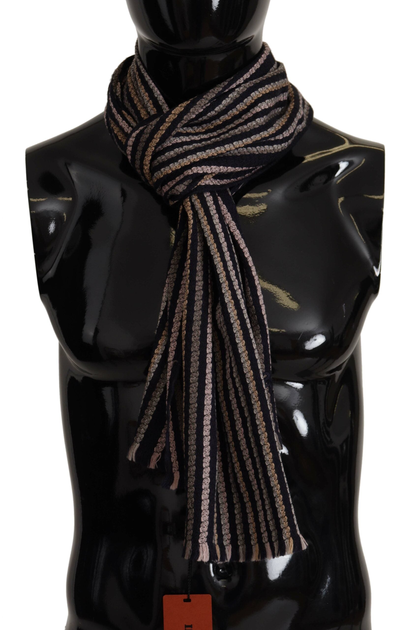 Missoni Authentic Multicolor Wool Mens Men's Scarf