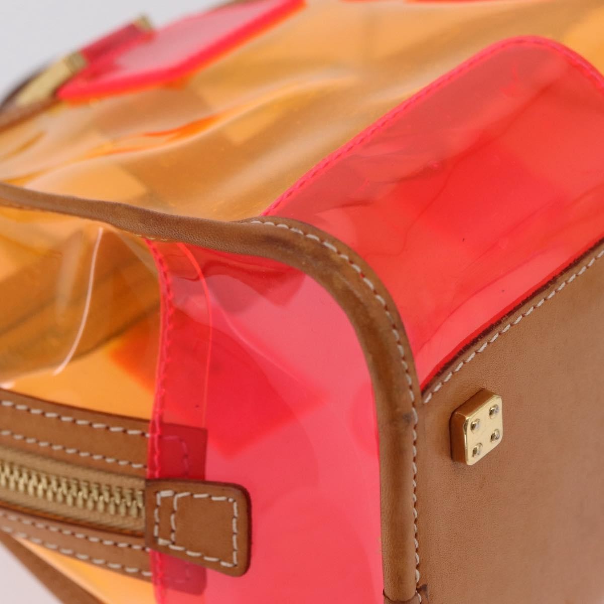 Loewe Amazona Pvc Orange Plastic_Glass Handbag (Pre-Owned)