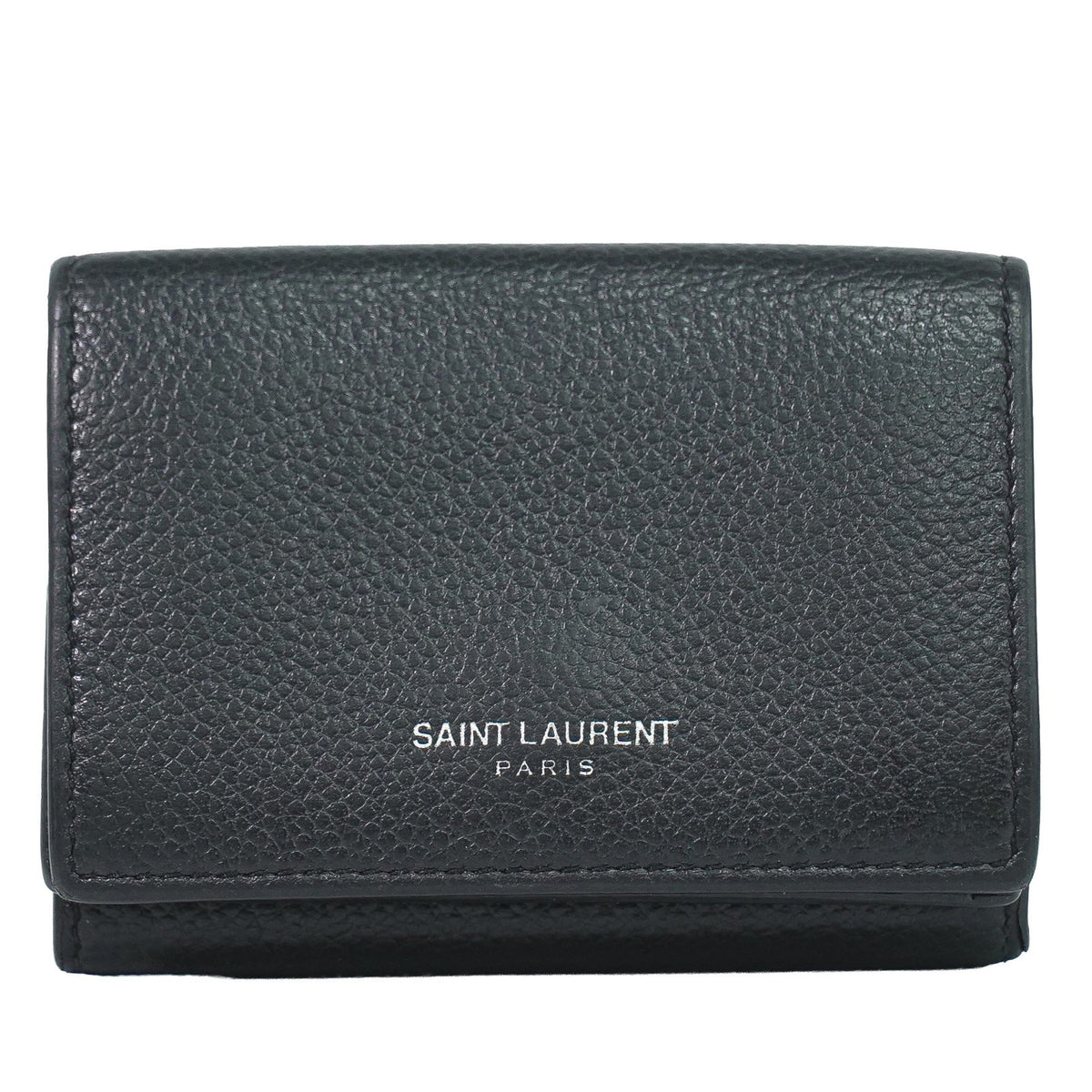 Chanel Compact Quilted Lambskin Black Leather Wallets Accessory (Pre-Owned)