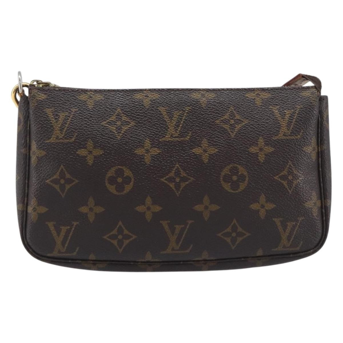 Louis Vuitton Pochette Accessoires Nm Monogram Canvas Brown Canvas Clutche & Pouche Bag (Pre-Owned)