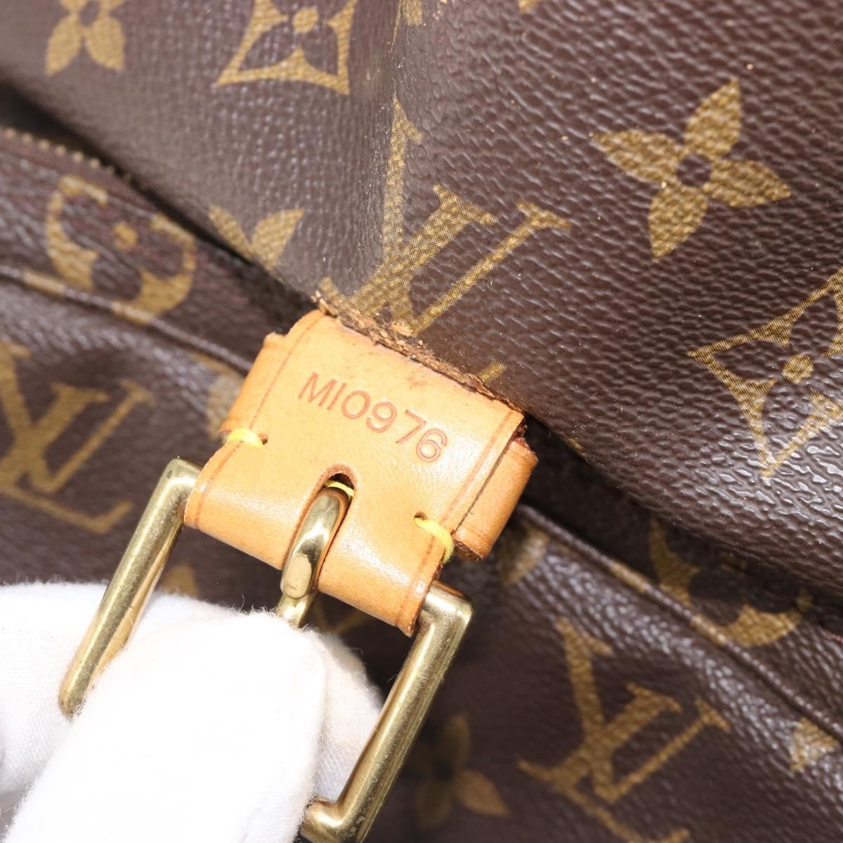 Louis Vuitton Vintage Montsouris Monogram Canvas Brown Canvas Backpack Bag (Pre-Owned)