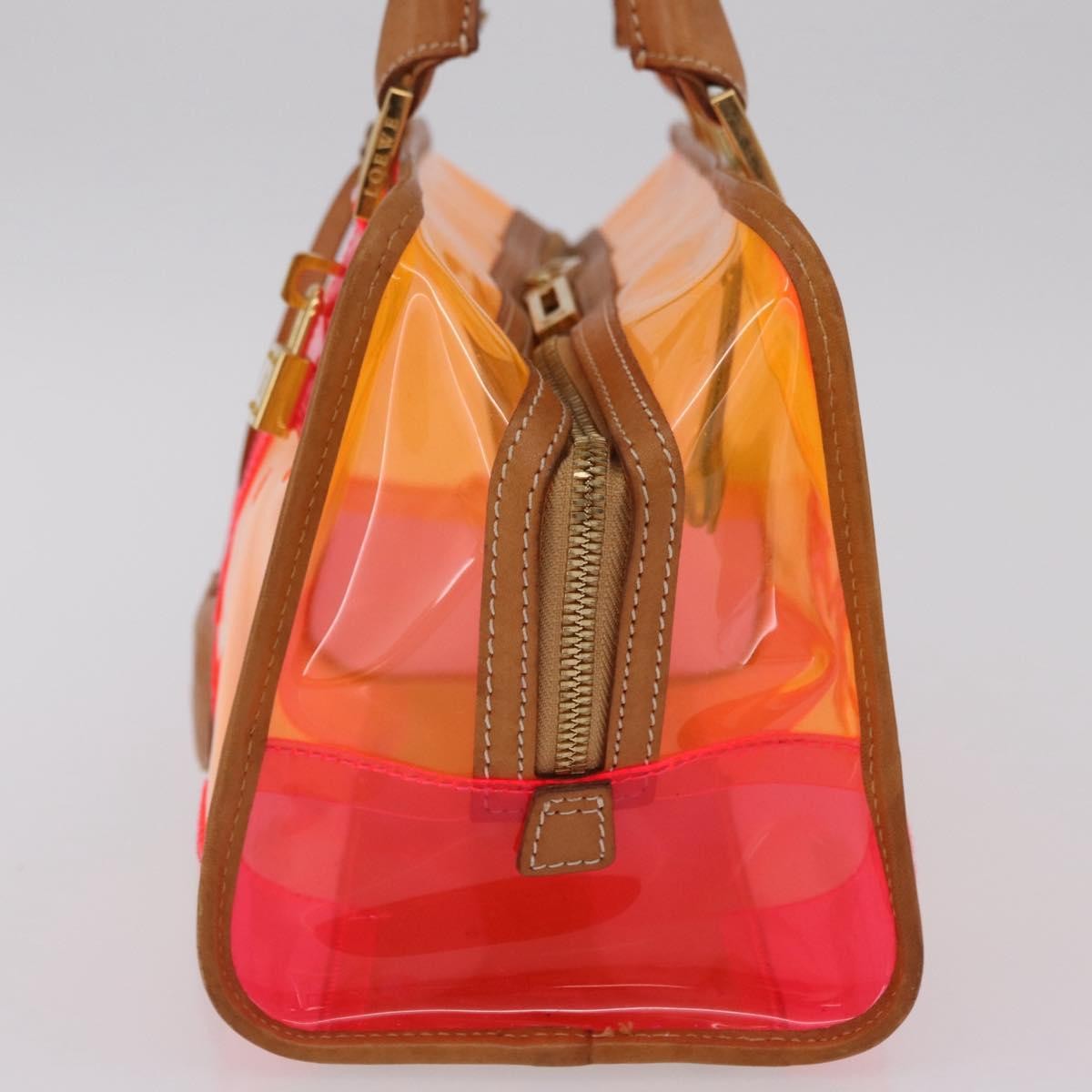 Loewe Amazona Pvc Orange Plastic_Glass Handbag (Pre-Owned)