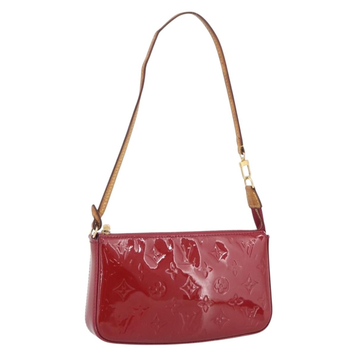 Louis Vuitton Pochette Accessoires Nm Monogram Vernis Pink Patent_Leather Clutche & Pouche Bag (Pre-Owned)