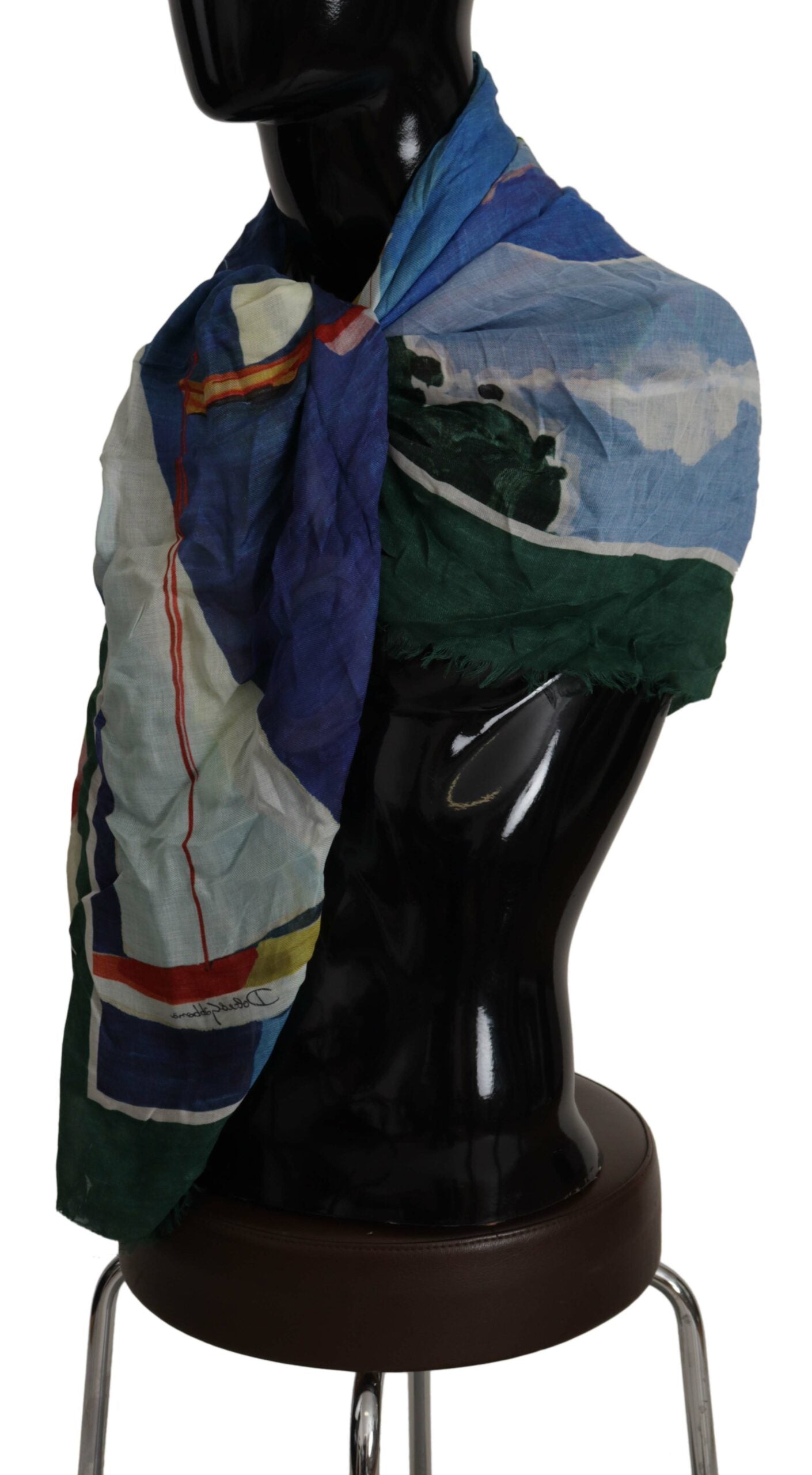 Dolce & Gabbana Elegant Multicolor Silk Blend Square Women's Scarf