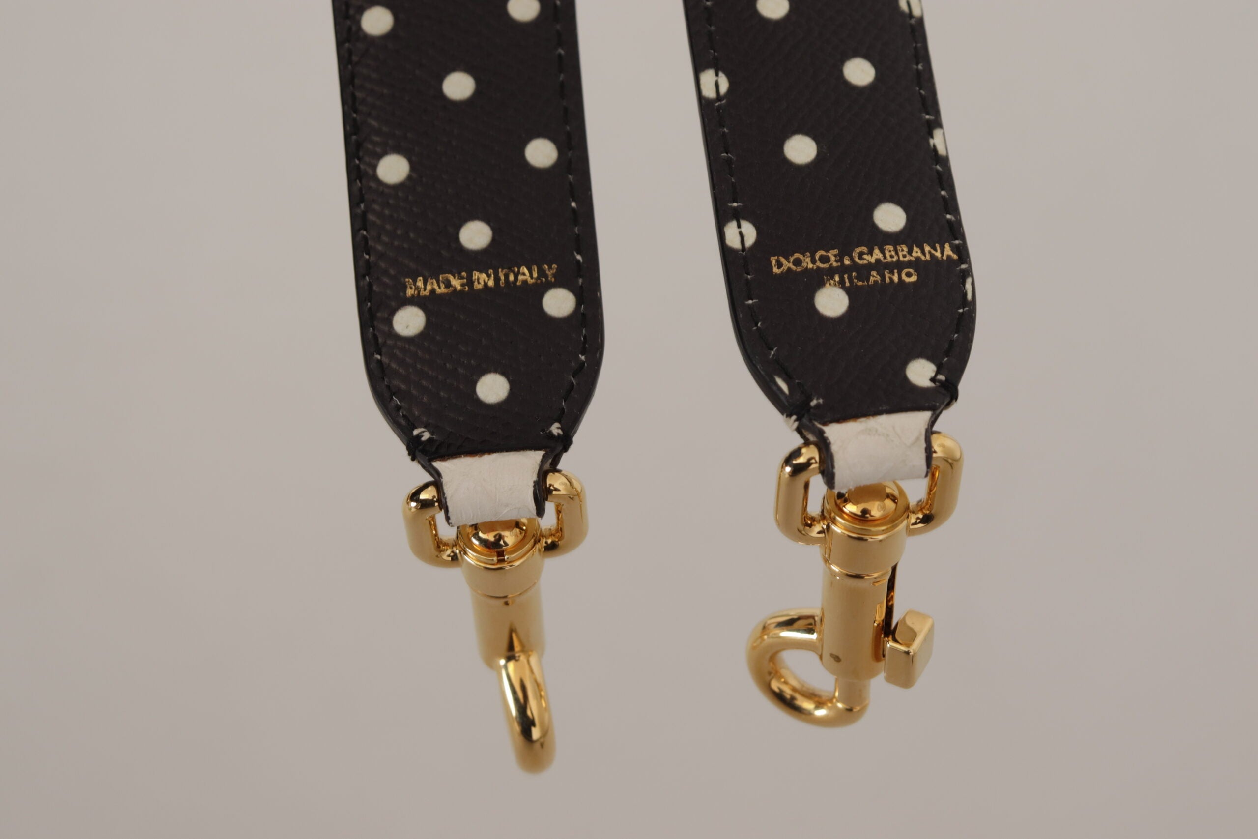 Dolce & Gabbana Elegant White Leather Shoulder Strap Women's Accessory