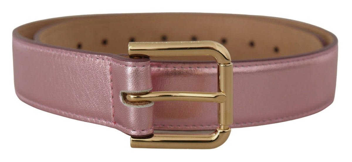 Dolce and Gabbana pink belt Leather belt Dolce & Gabbana Pink size 70 cm in Leather  main image 3