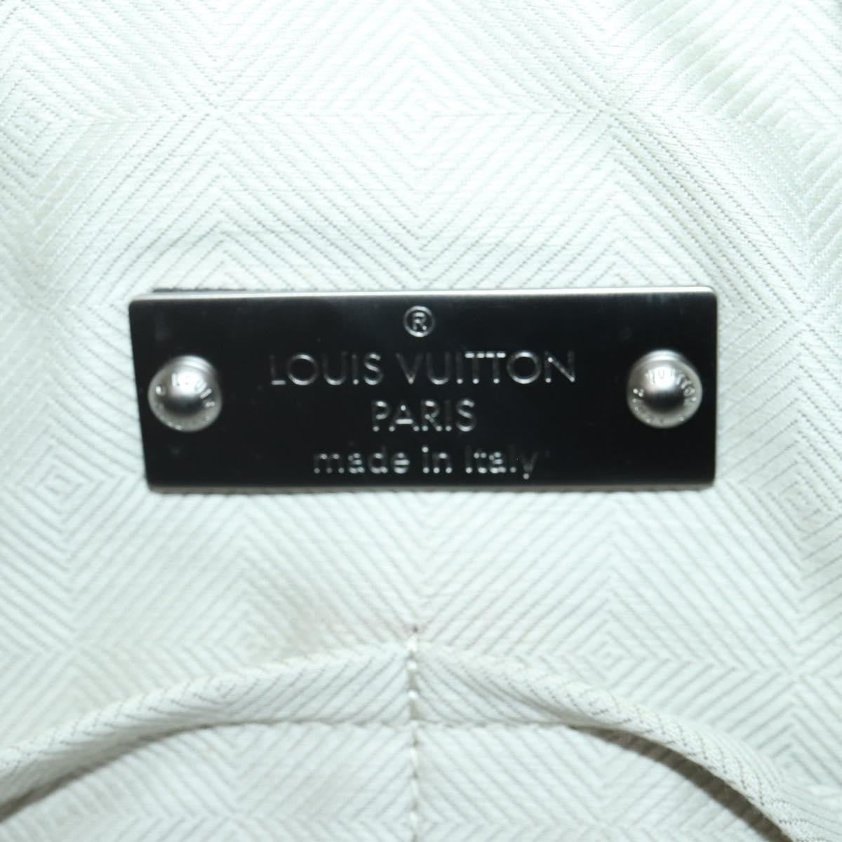 Louis Vuitton Aerogram Keepall Bandouliere Leather Black Leather Travel Bag Bag (Pre-Owned)