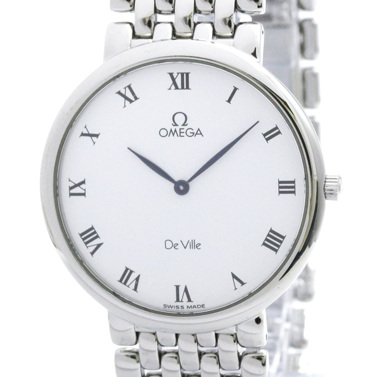 Omega De Ville Prestige Quartz Stainless Steel Watch (Pre-Owned)
