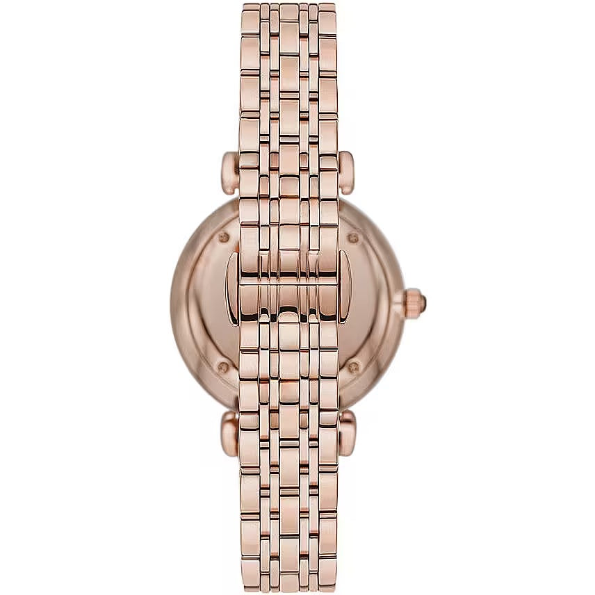 Emporio Armani Elegant Rose Gold-Tone Ladies Women's Watch