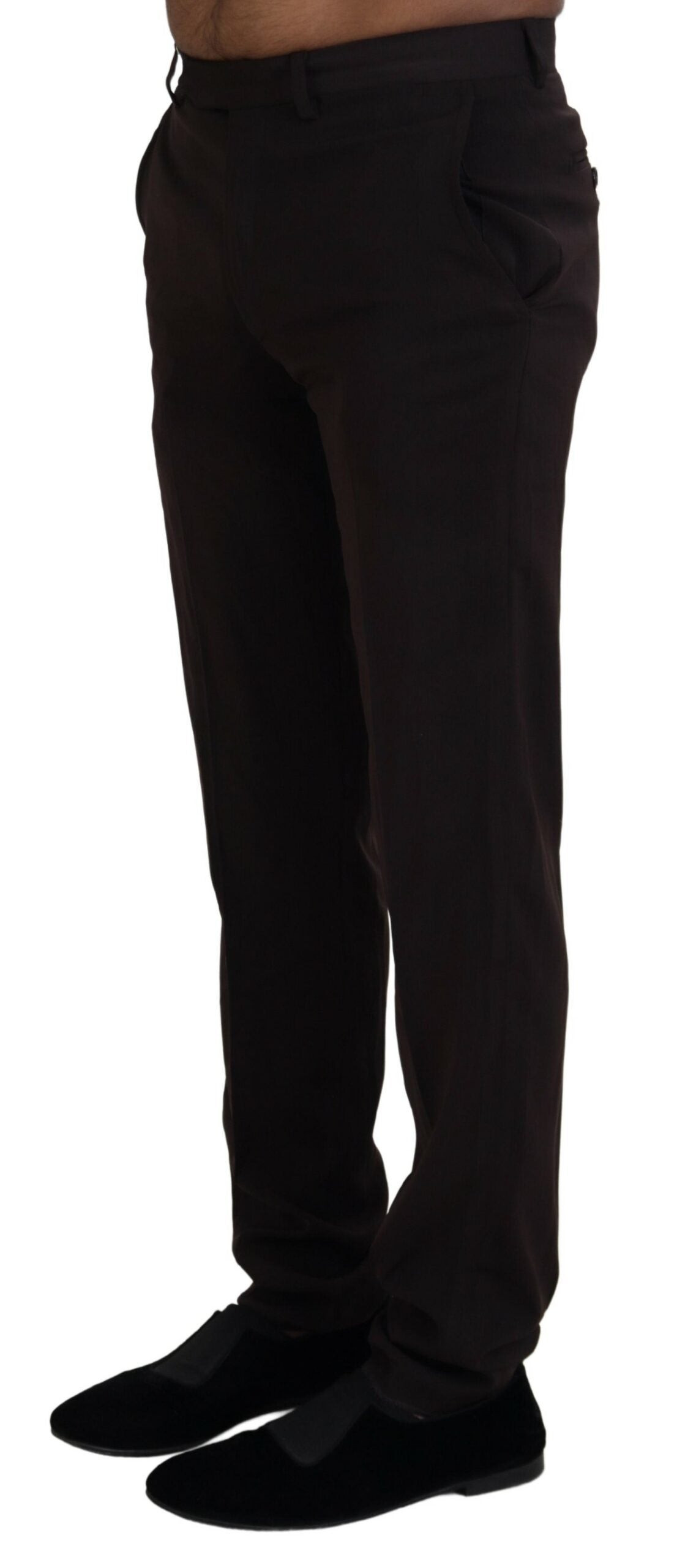 BENCIVENGA Elegant Brown Italian Dress Men's Pants
