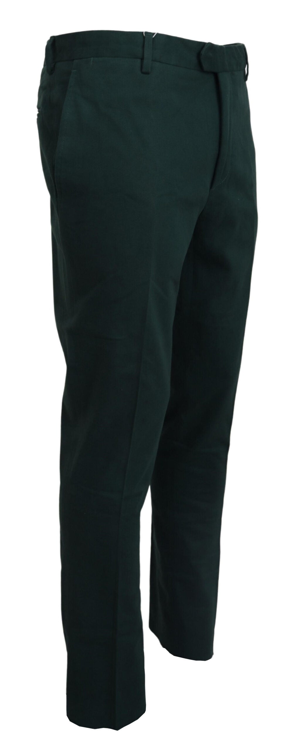 BENCIVENGA Elegant Dark Green Chino Men's Trousers