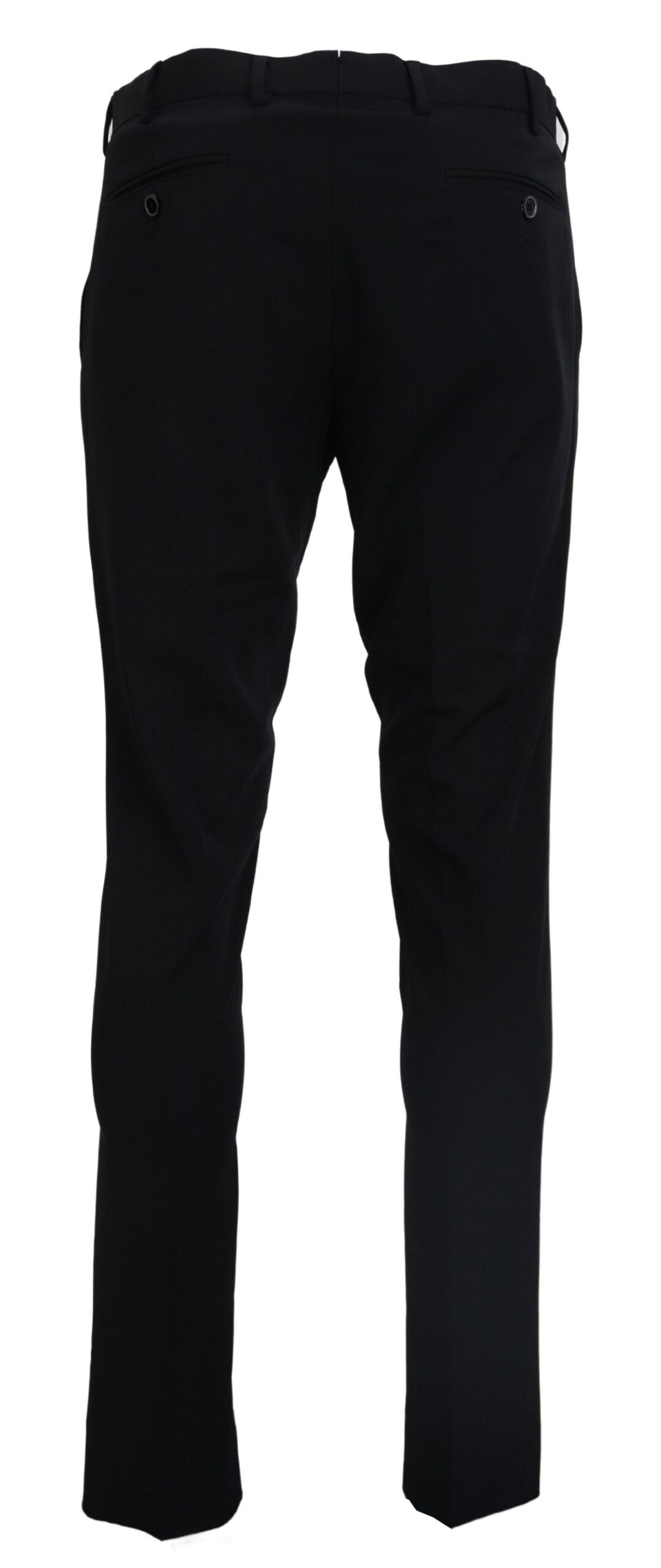 Domenico Tagliente Black Tapered Dress Formal Men's Pants (Pre-Owned)