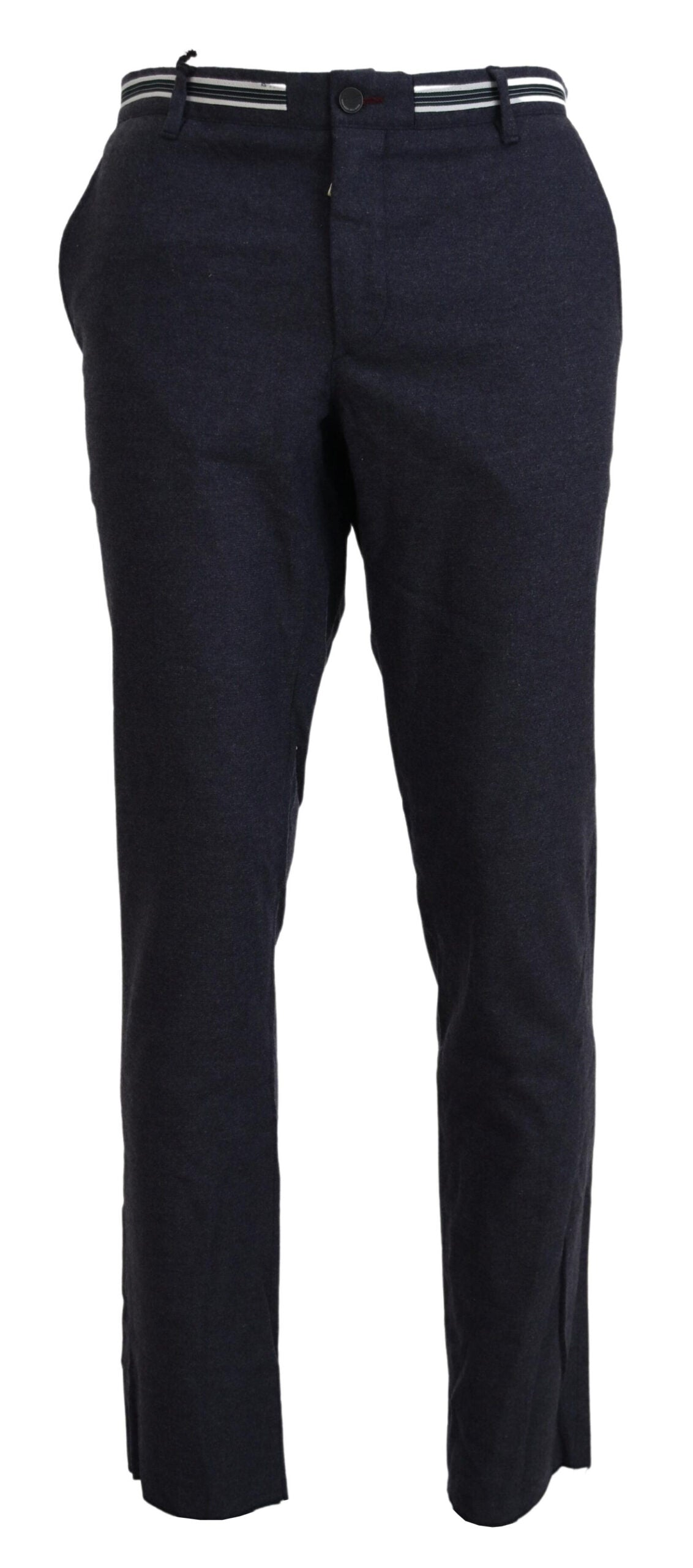 Domenico Tagliente Sophisticated Black Dress Pants for Men, IT46