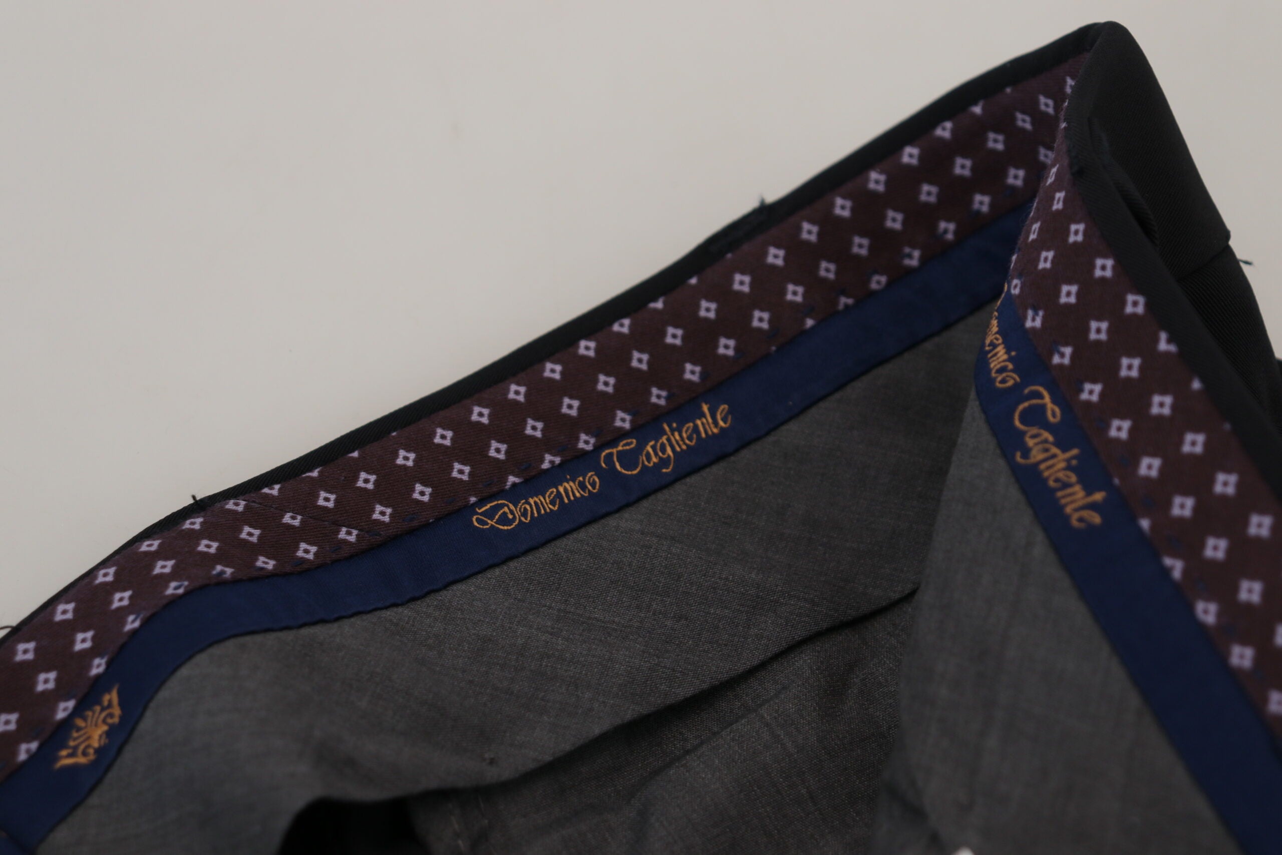 Domenico Tagliente Sophisticated Black Dress Pants for Men's Men