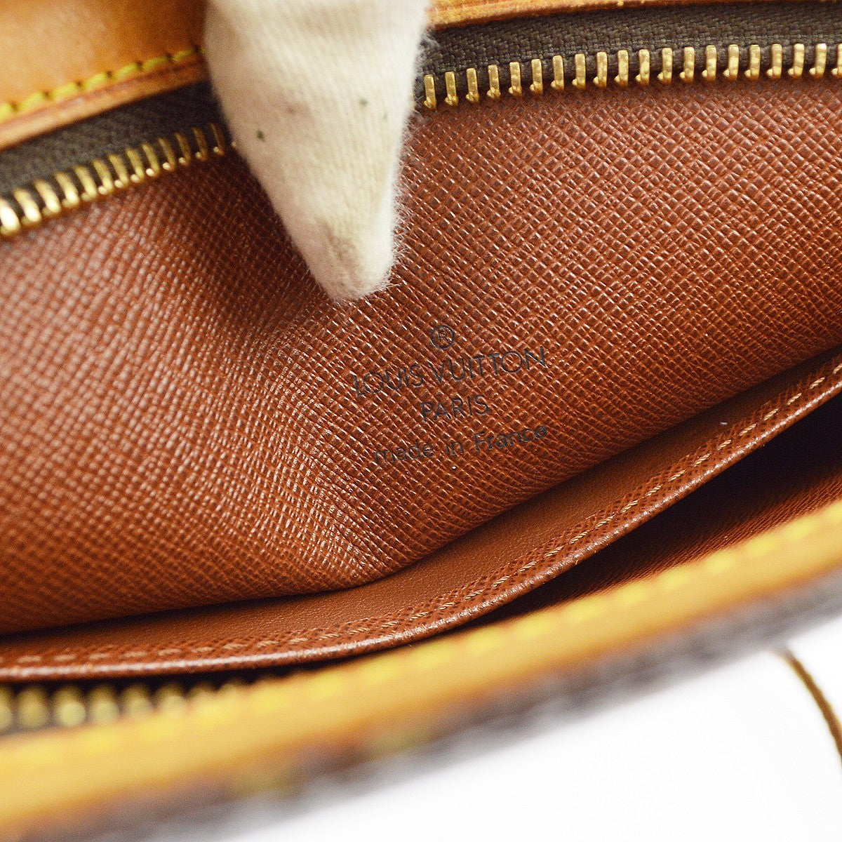 Louis Vuitton Drouot Monogram Canvas Brown Canvas Handbag (Pre-Owned)